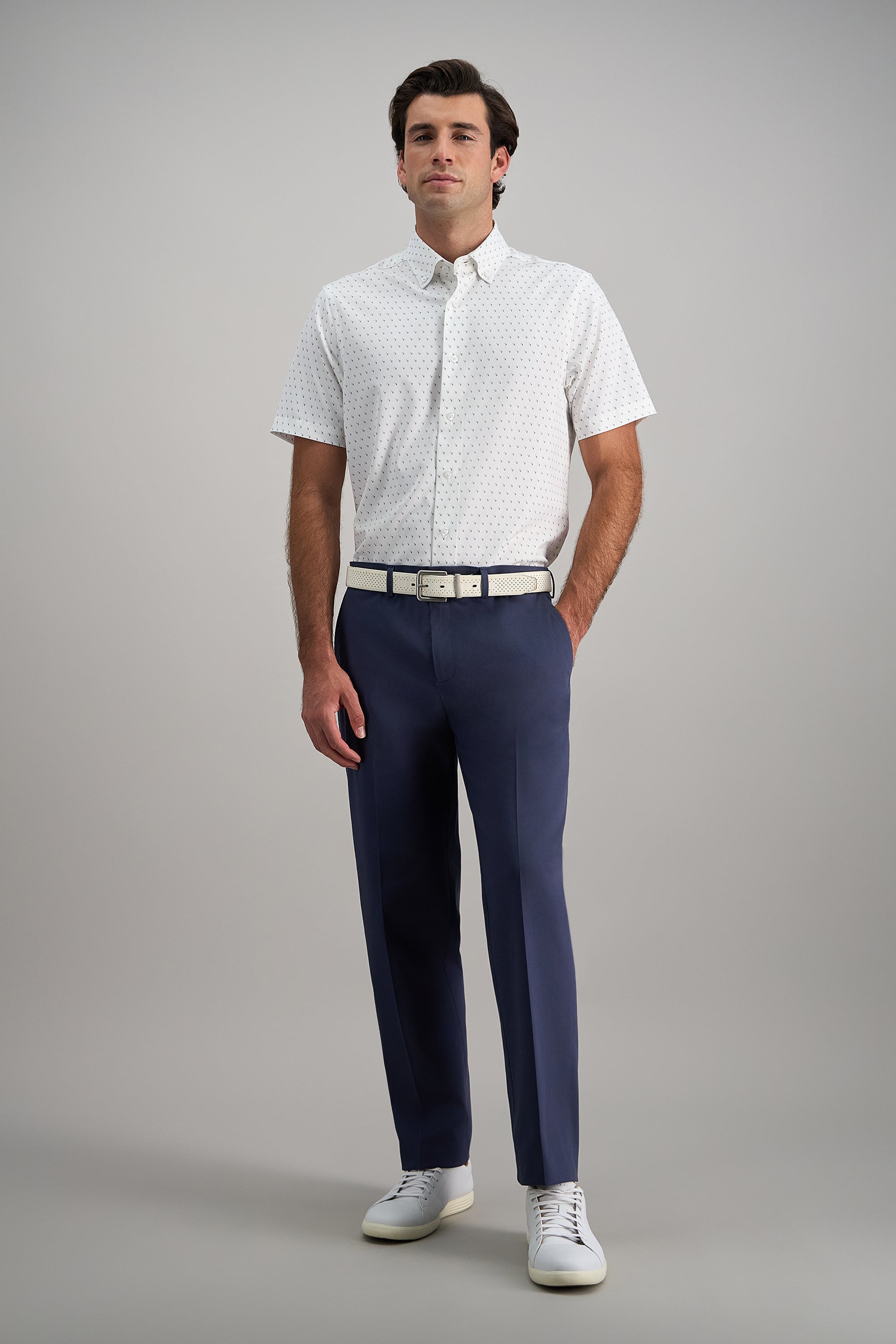 Wrinkle Free Performance Khaki Pant - Haggar.com