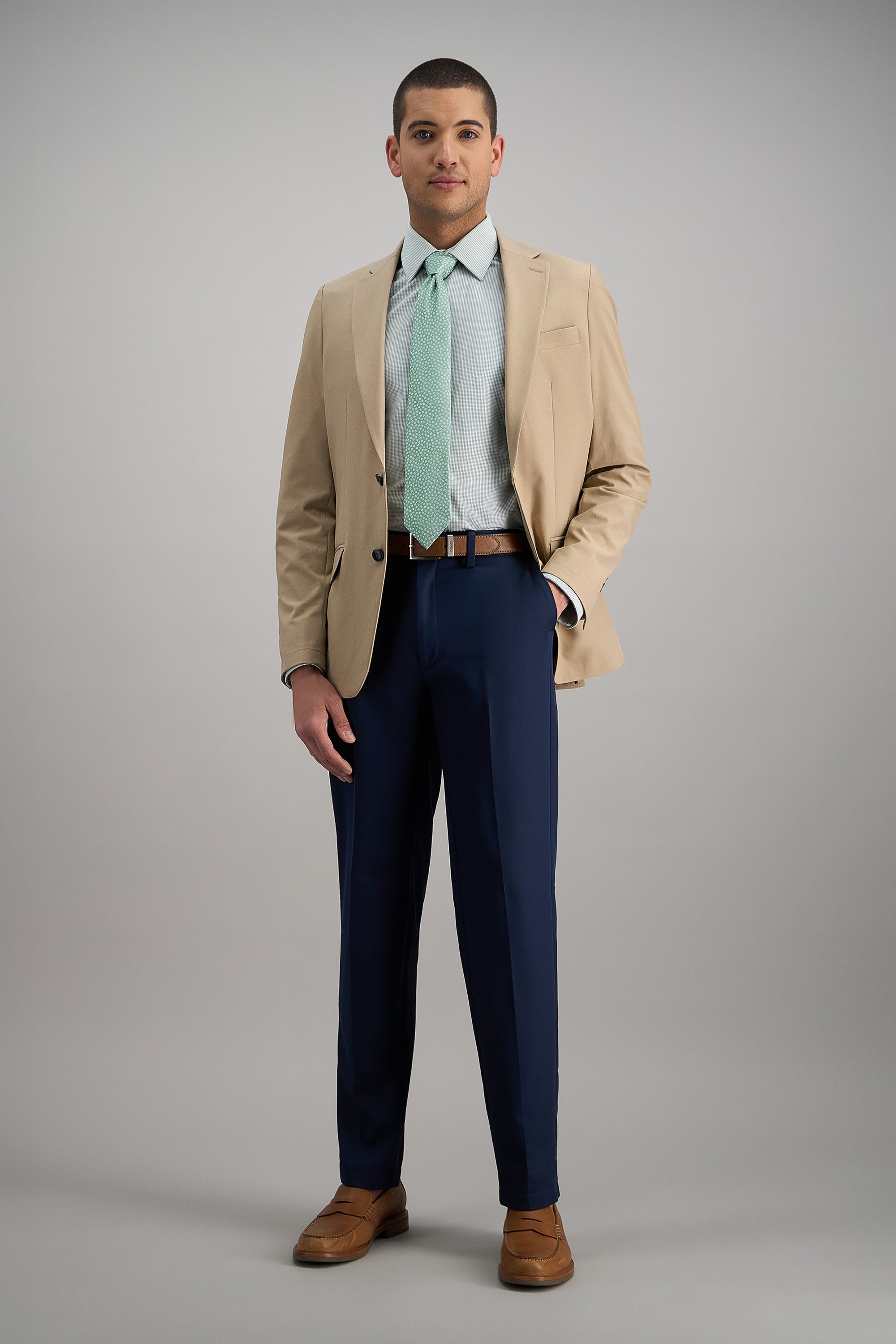 Cool 18® Pro Pant - Navy - Haggar.com#color_navy