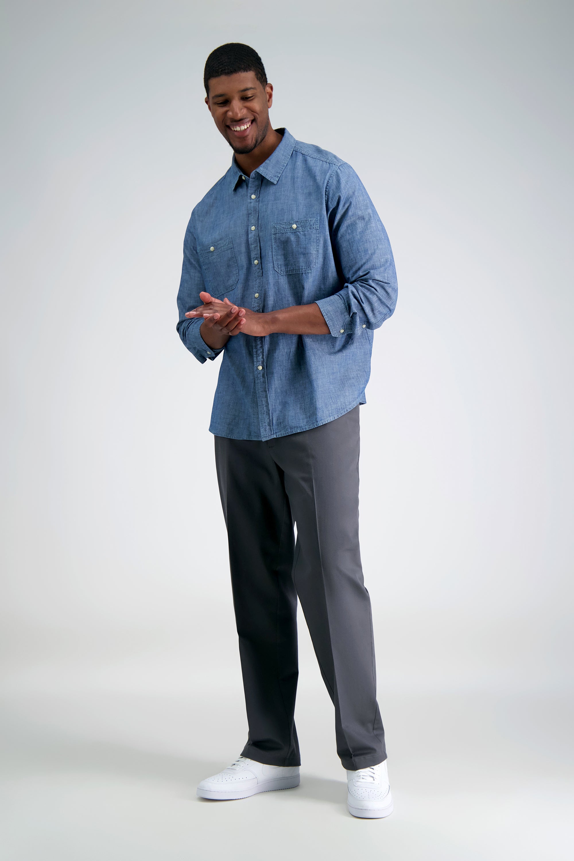 Big & Tall Work to Weekend® Proㅤ - Haggar.com#color_graphite