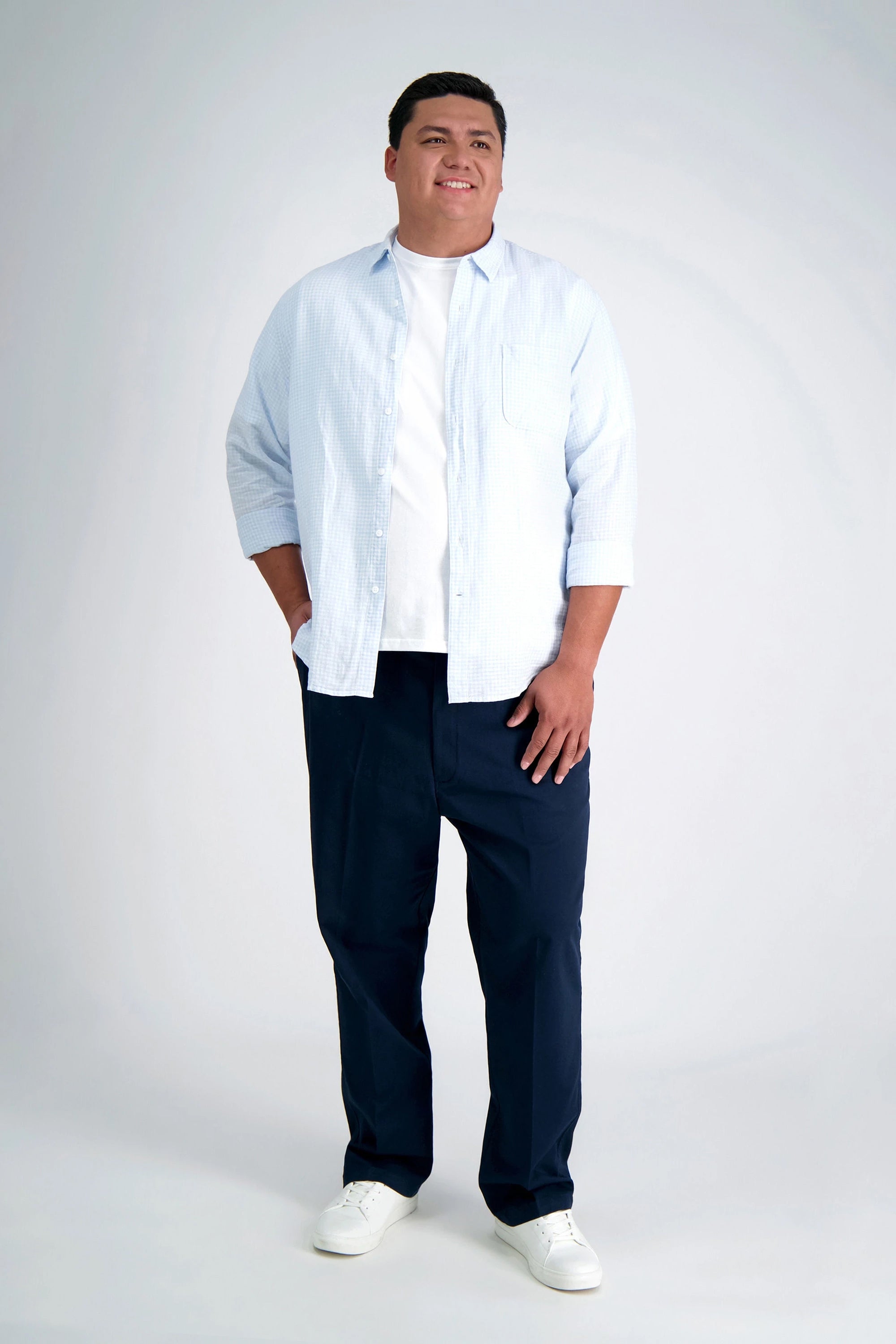 Big & Tall Premium Comfort Khaki Pant, , hi-res