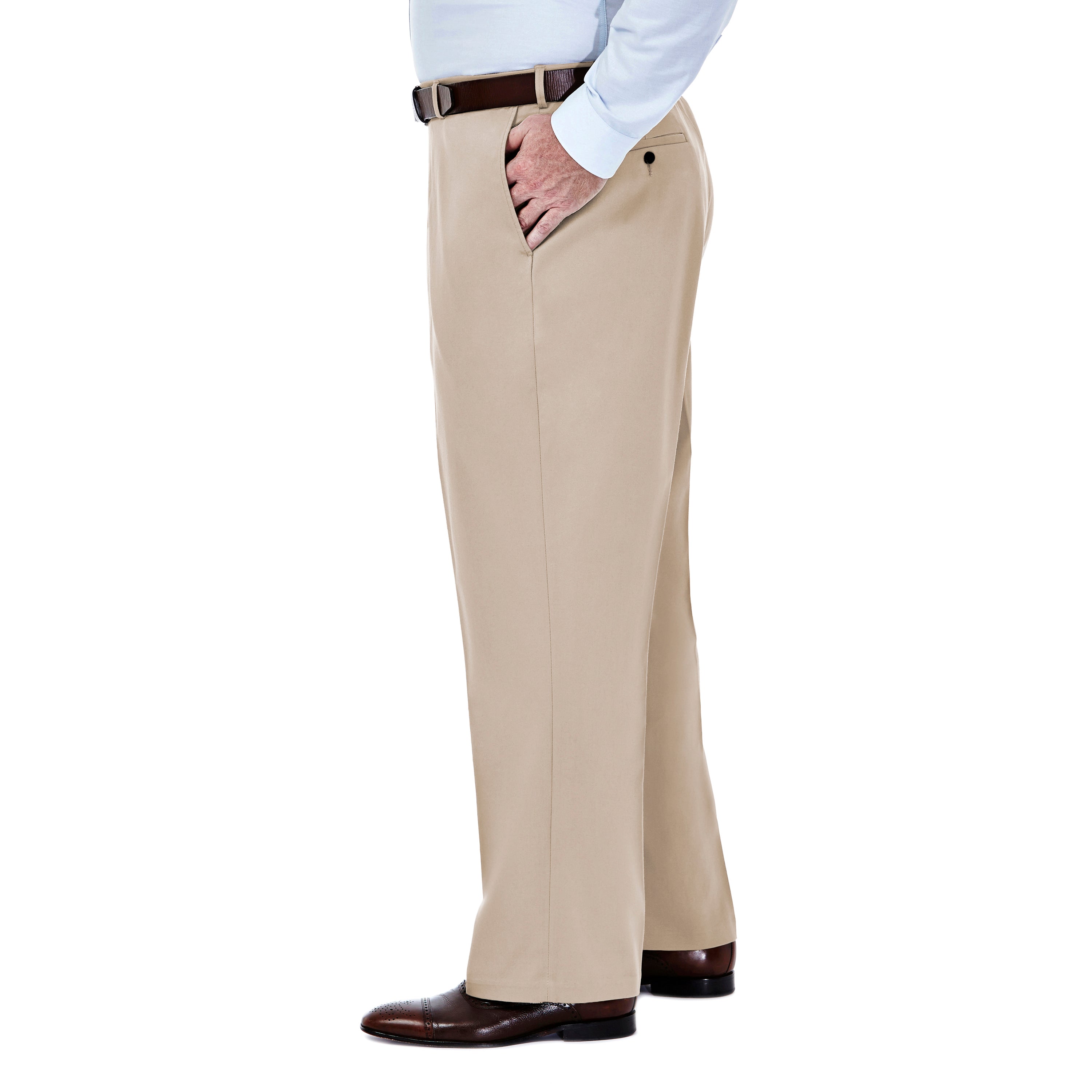 Big & Tall Premium No Iron Khaki - Haggar.com
