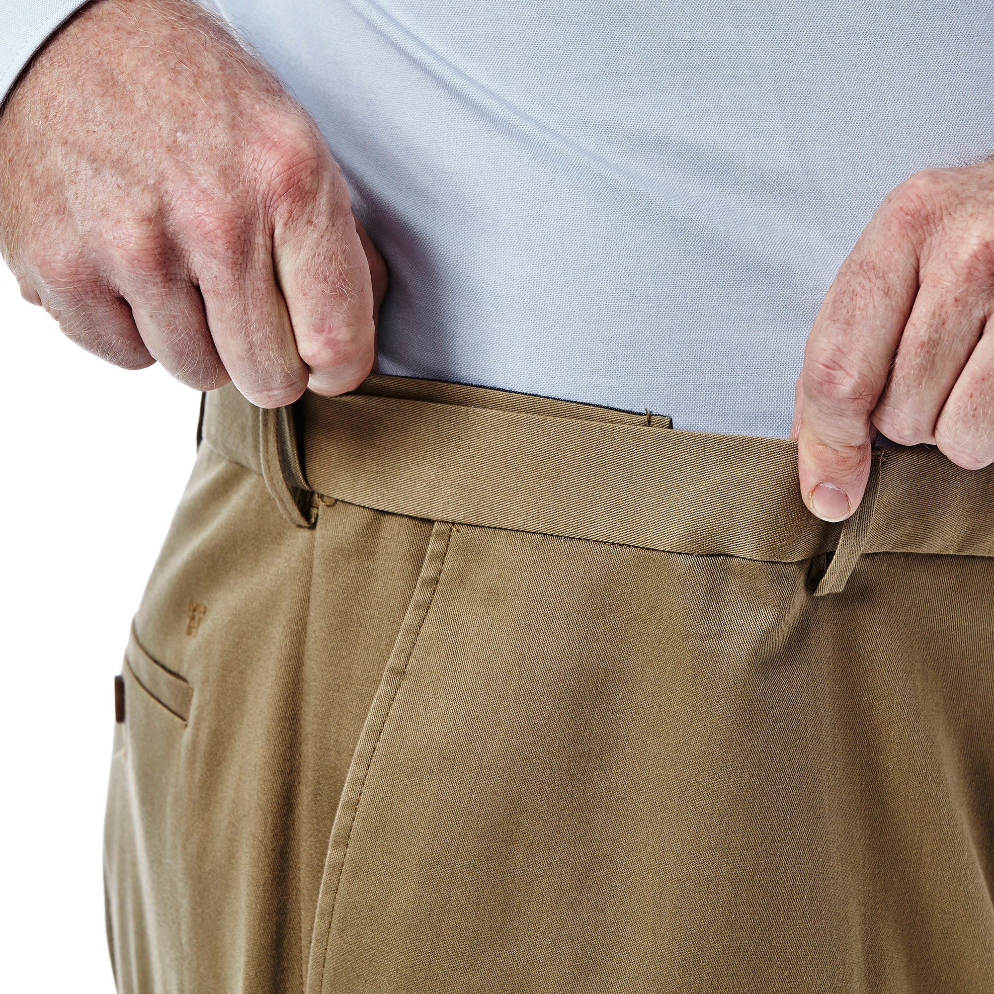 Big & Tall Premium No Iron Khaki - Haggar.com