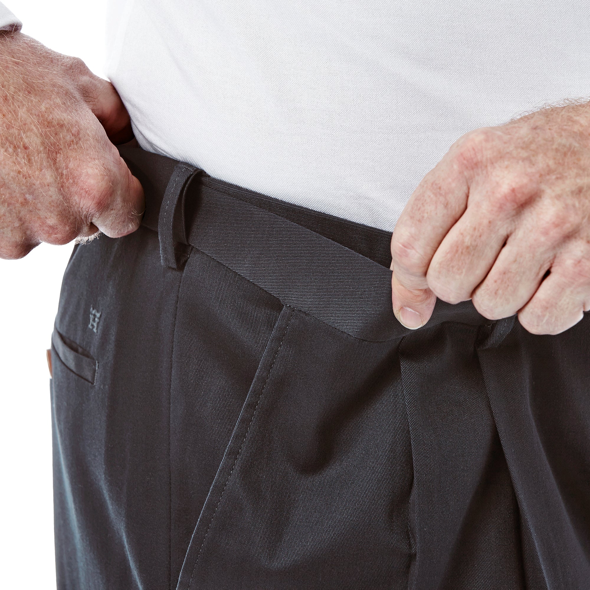 Big & Tall Premium No Iron Khaki, , hi-res