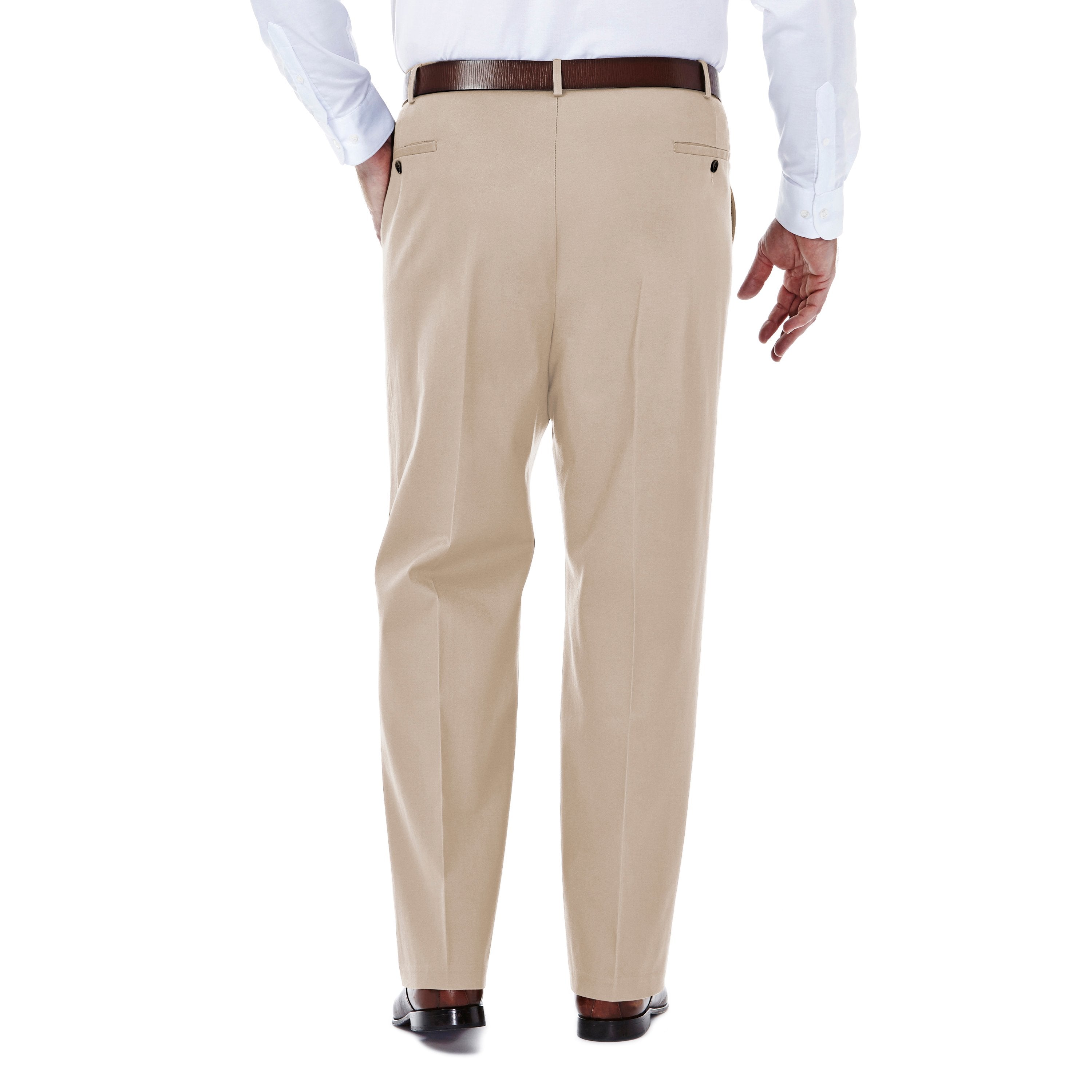 Big & Tall Premium No Iron Khaki, , hi-res