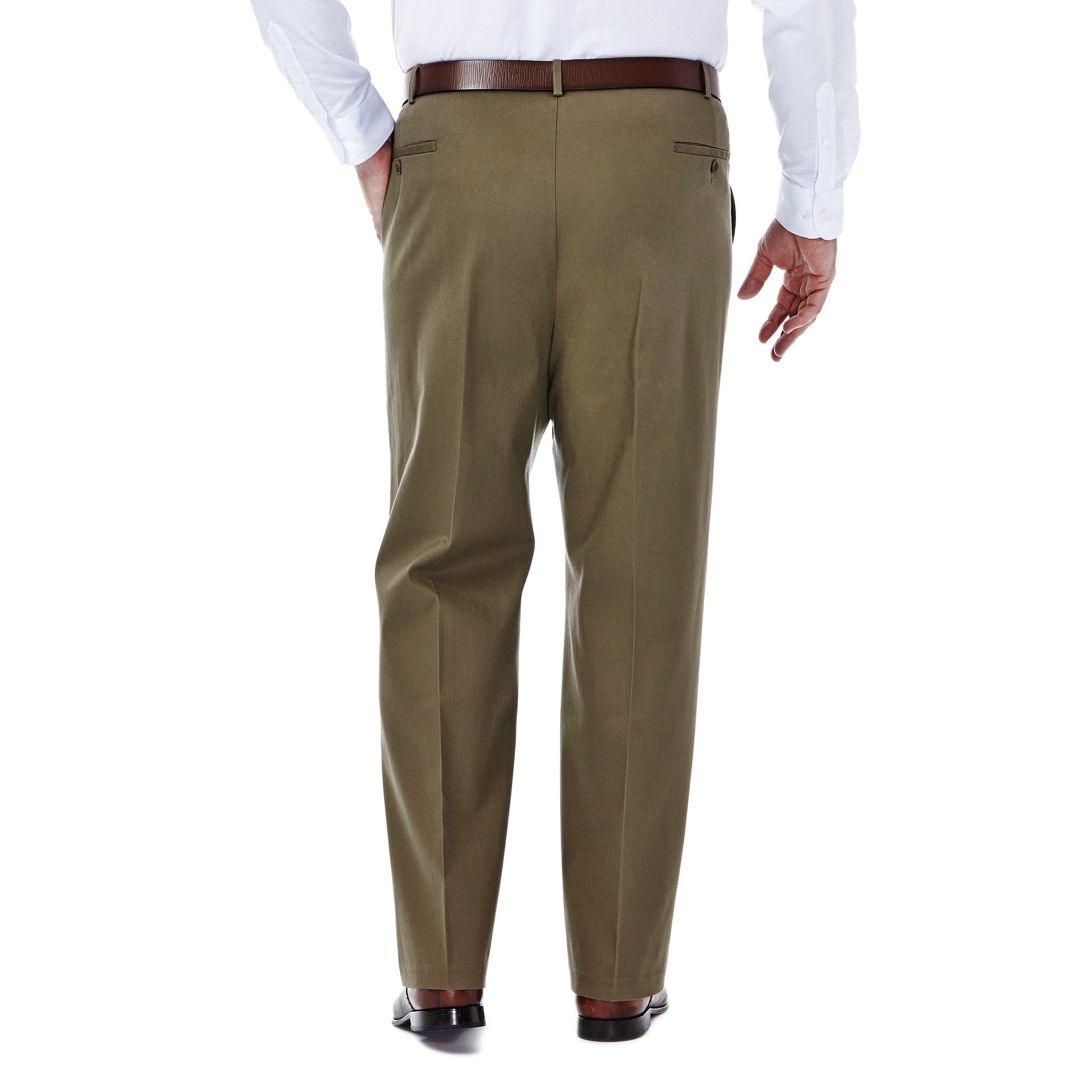 Big & Tall Premium No Iron Khaki, , hi-res
