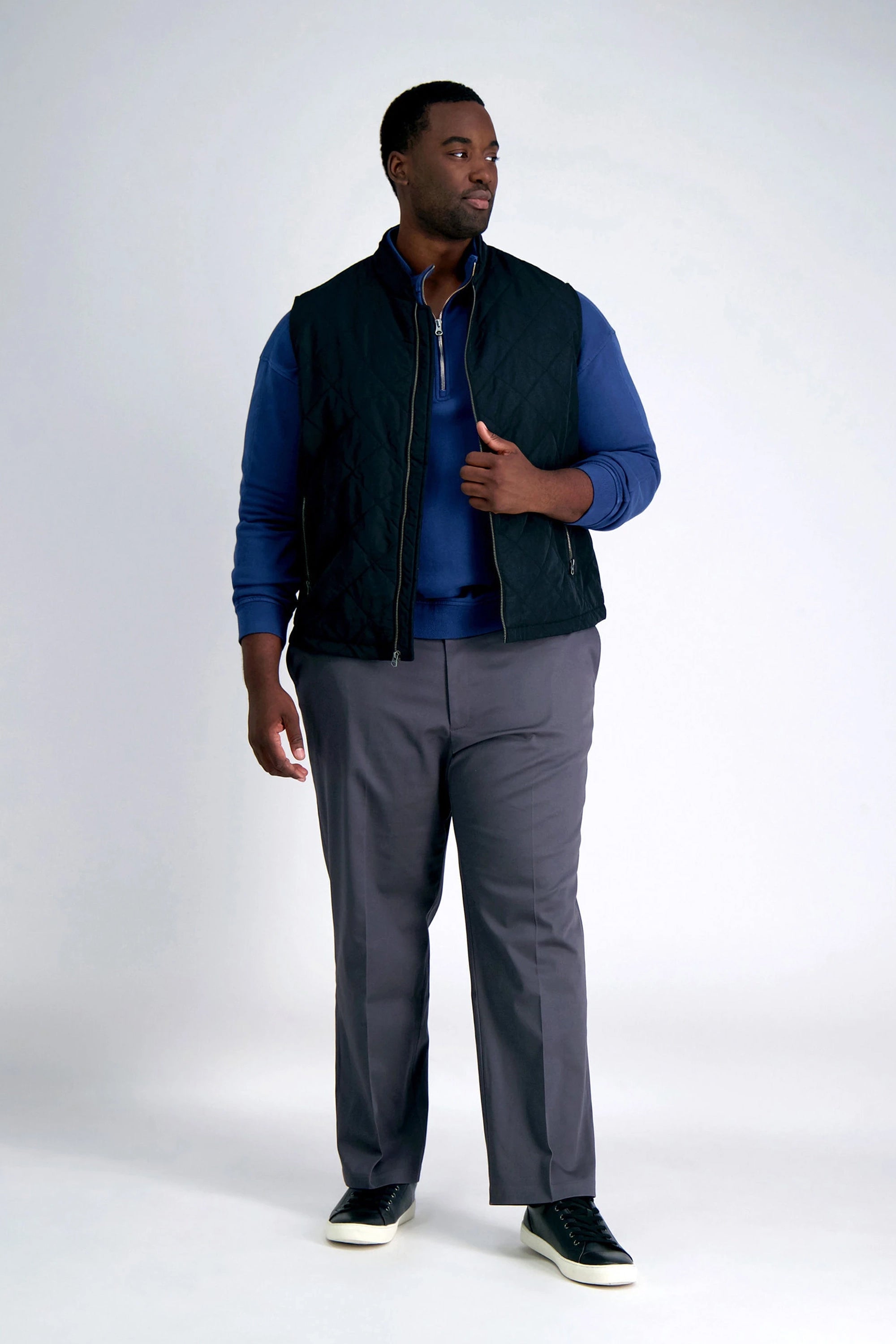 Big & Tall Iron Free Premium Khaki, , hi-res