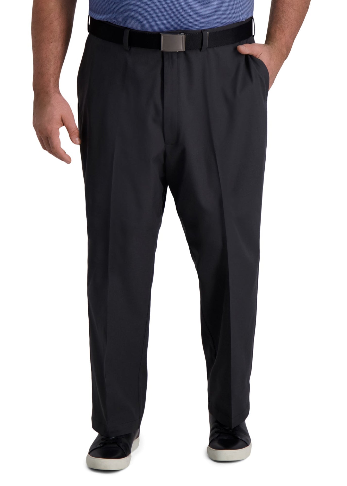 Big & Tall Cool Right® Performance Flex Pant - color_dark heather grey