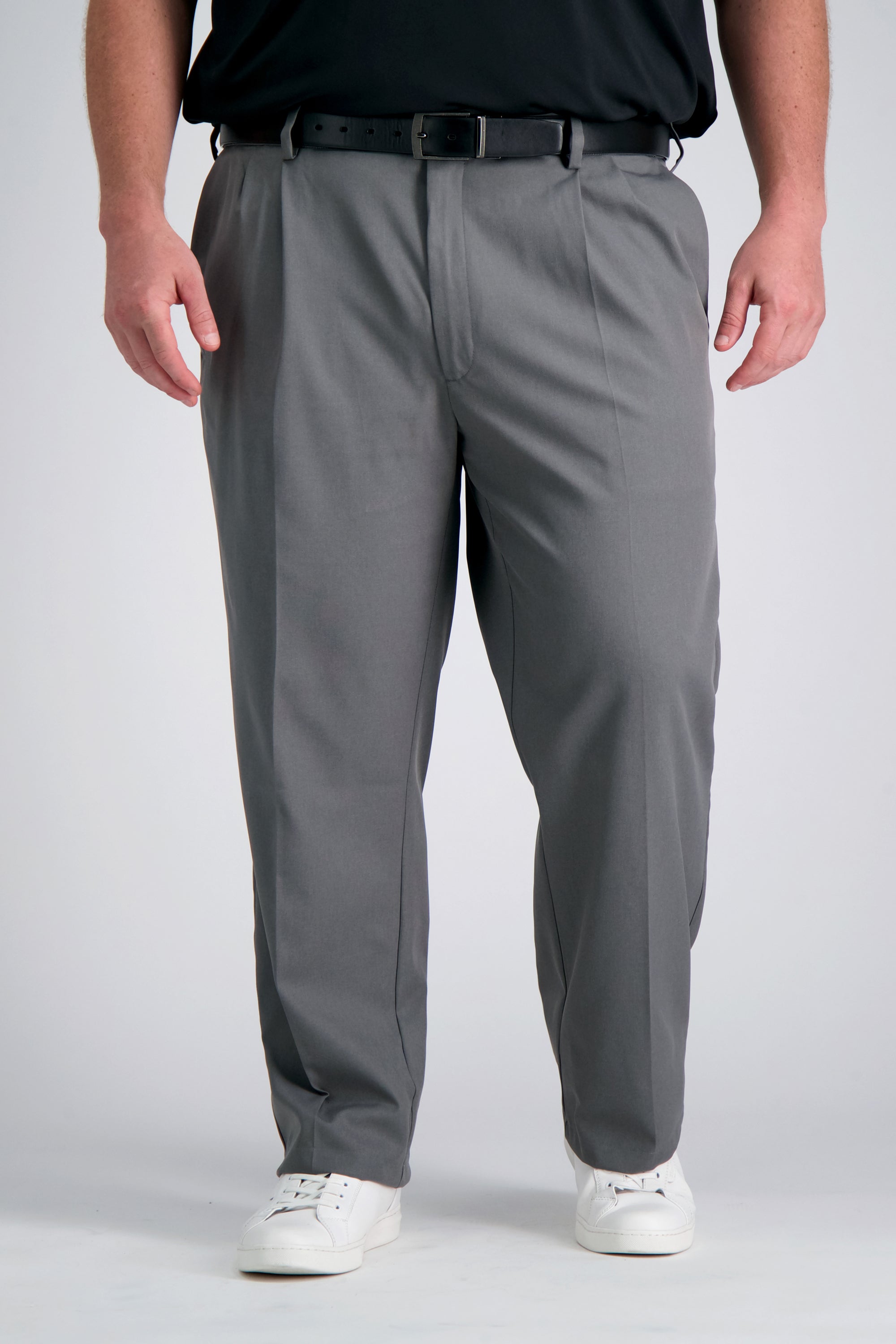 Big & Tall Cool Right® Performance Flex Pant - color_heather grey