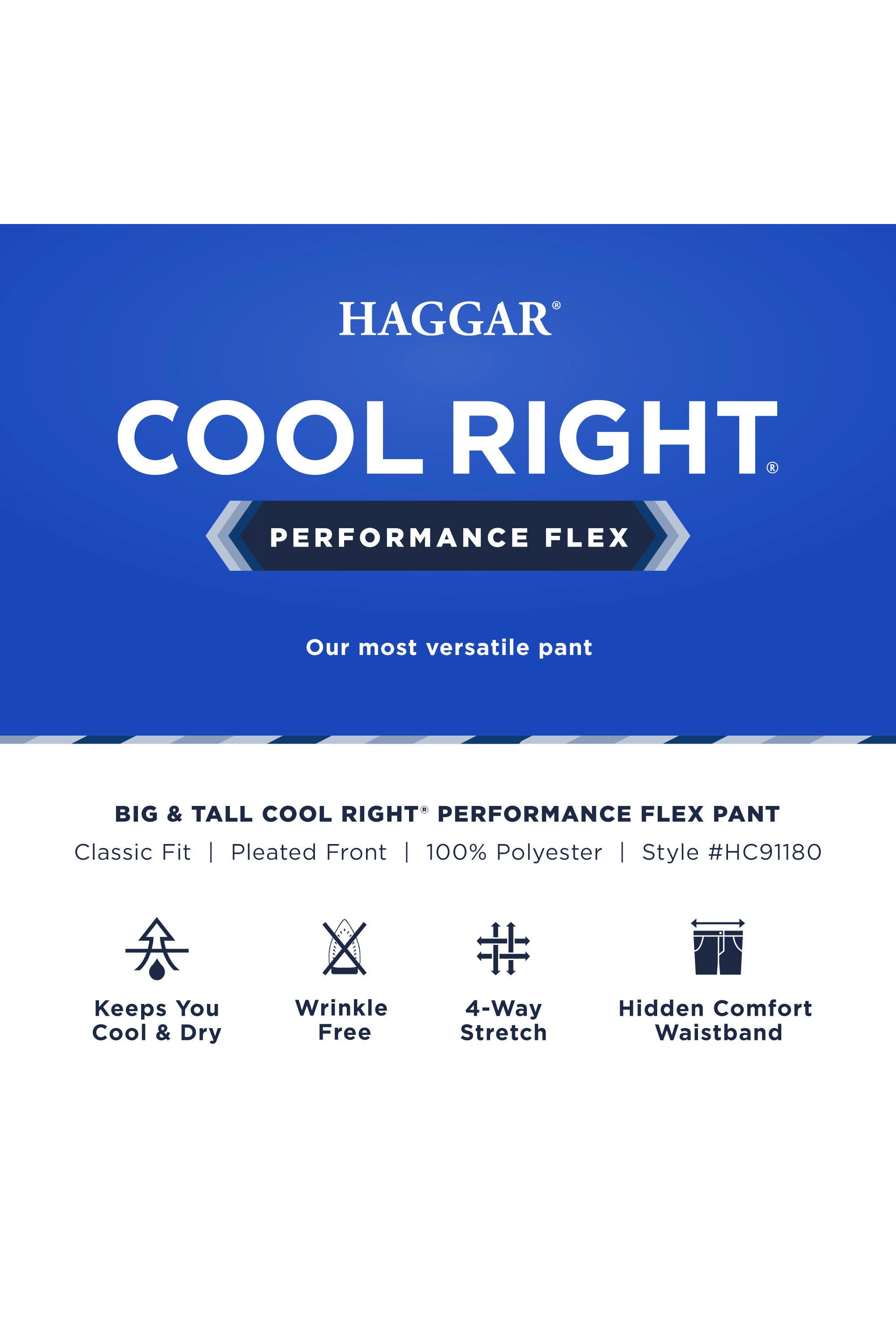 Big & Tall Cool Right® Performance Flex Pant, , hi-res