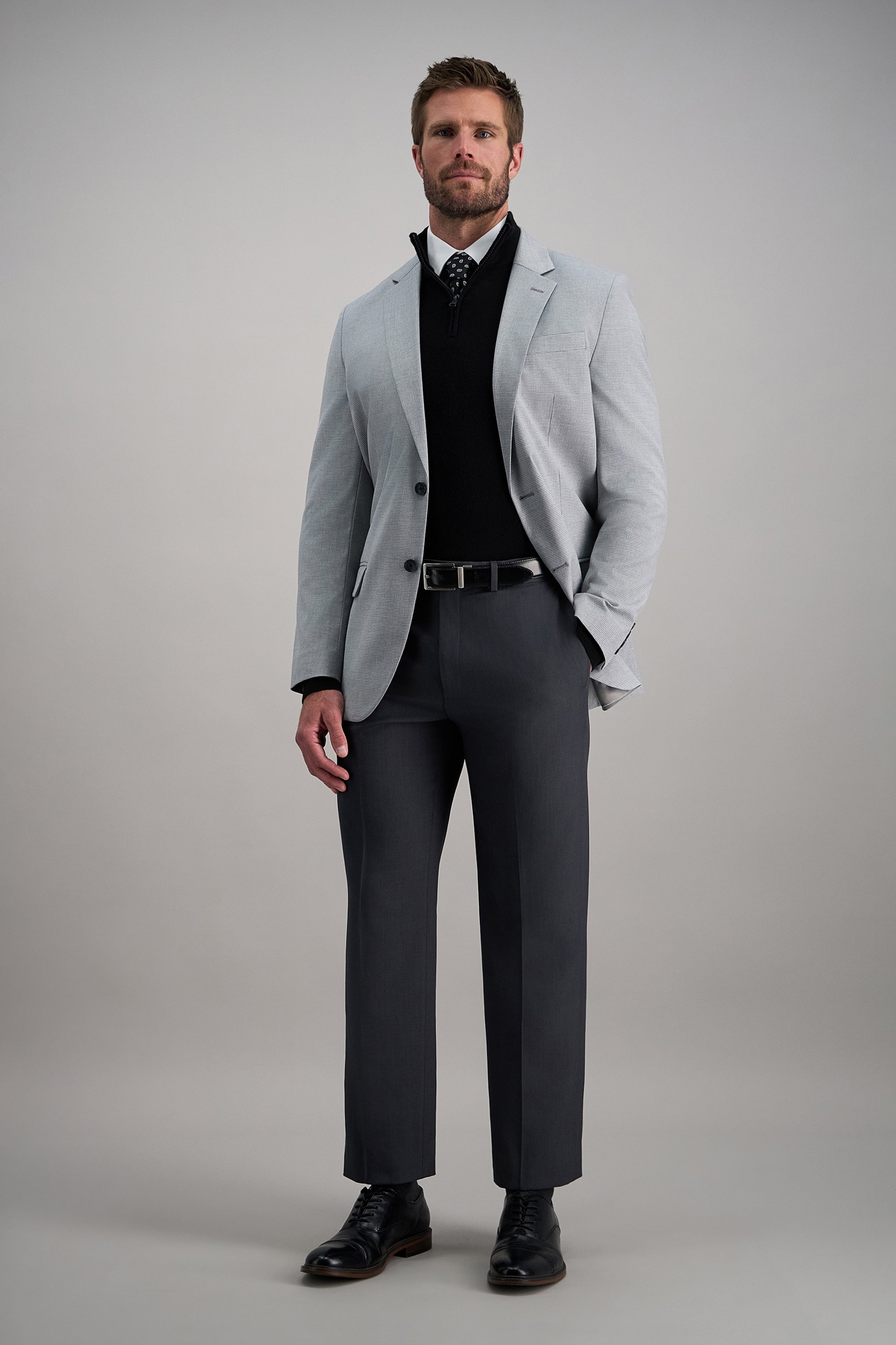 E-CLO™ Stria Dress Pant - Haggar.com