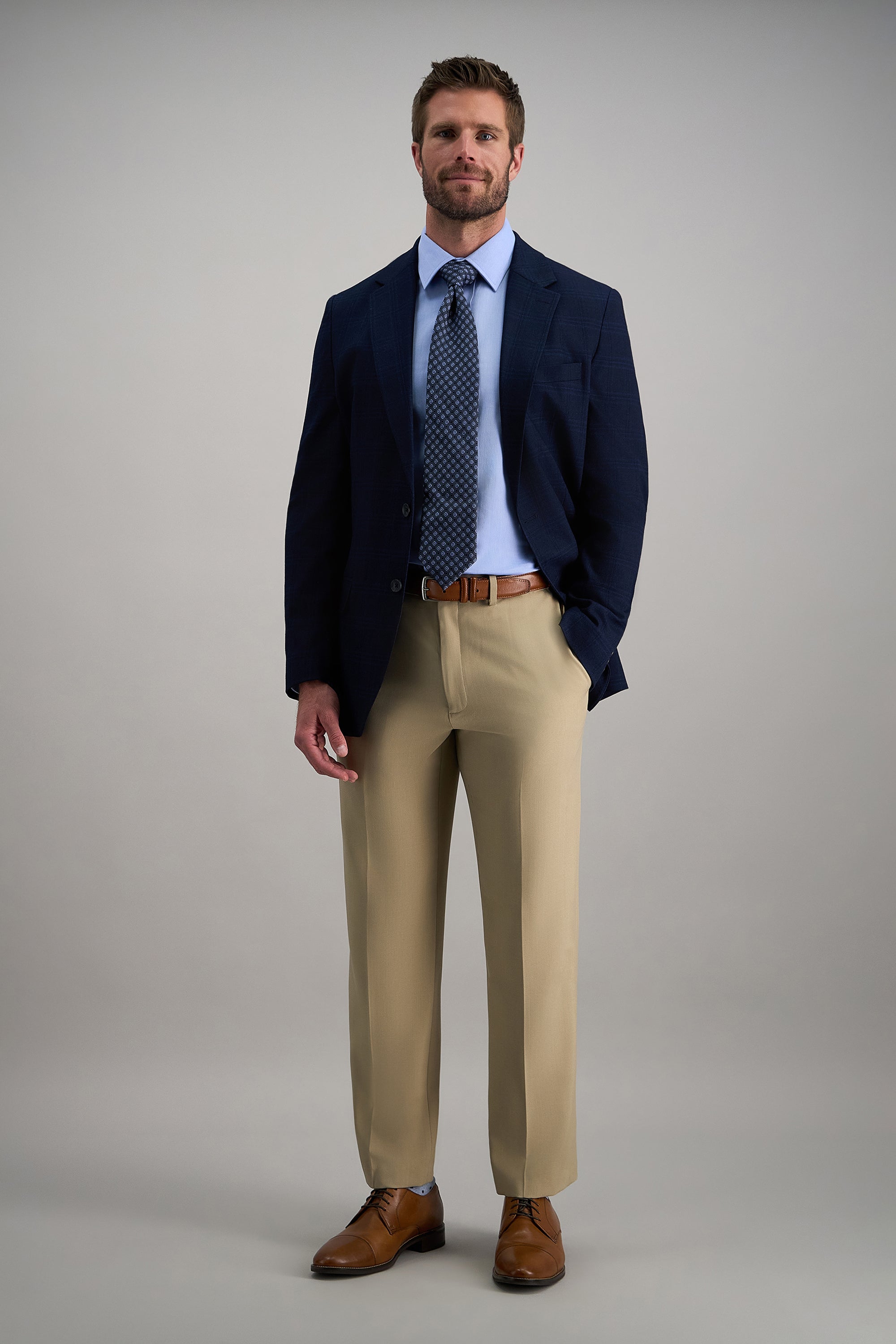 E-CLO™ Stria Dress Pant - Haggar.com