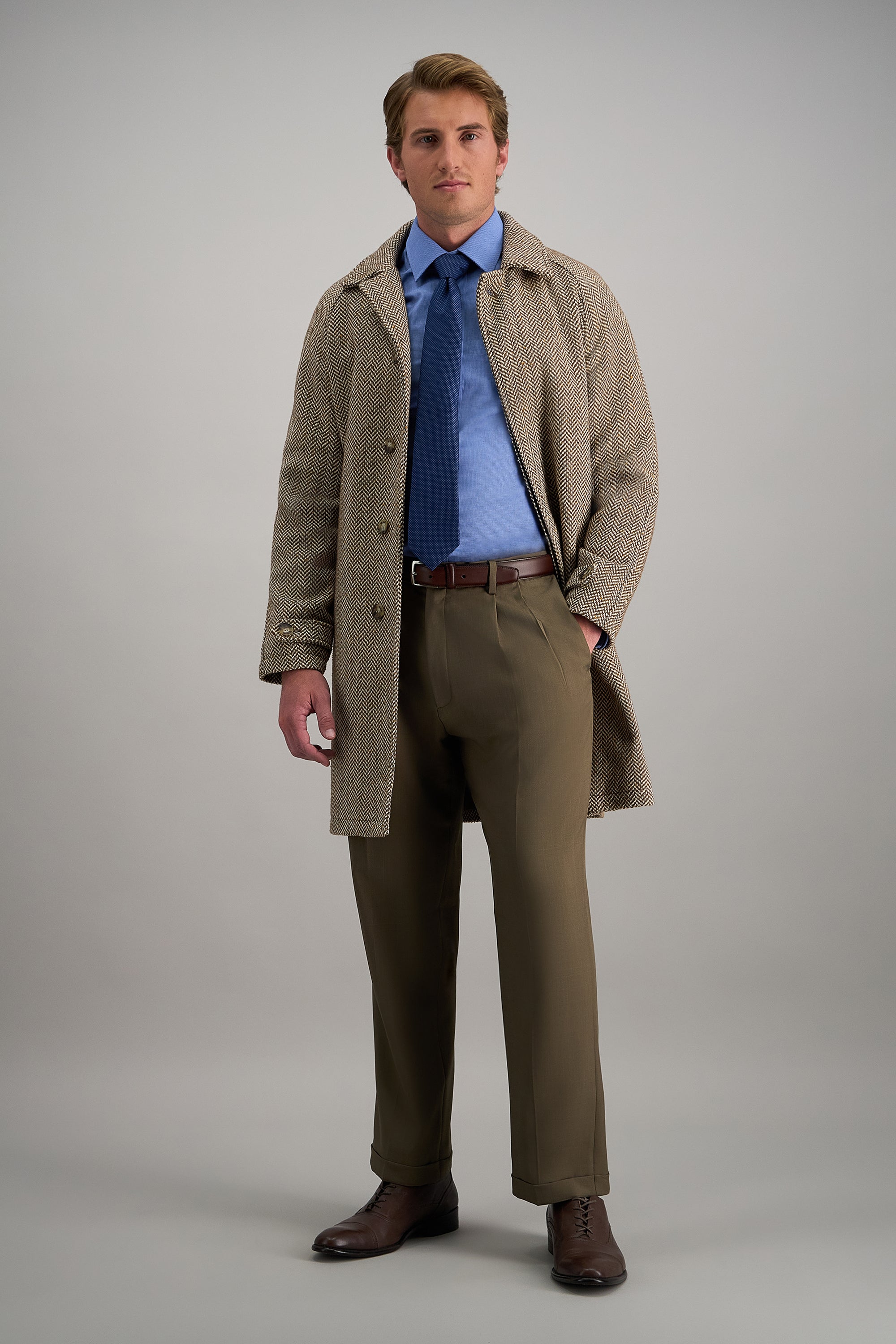 E-CLO™ Stria Dress Pant - Haggar.com