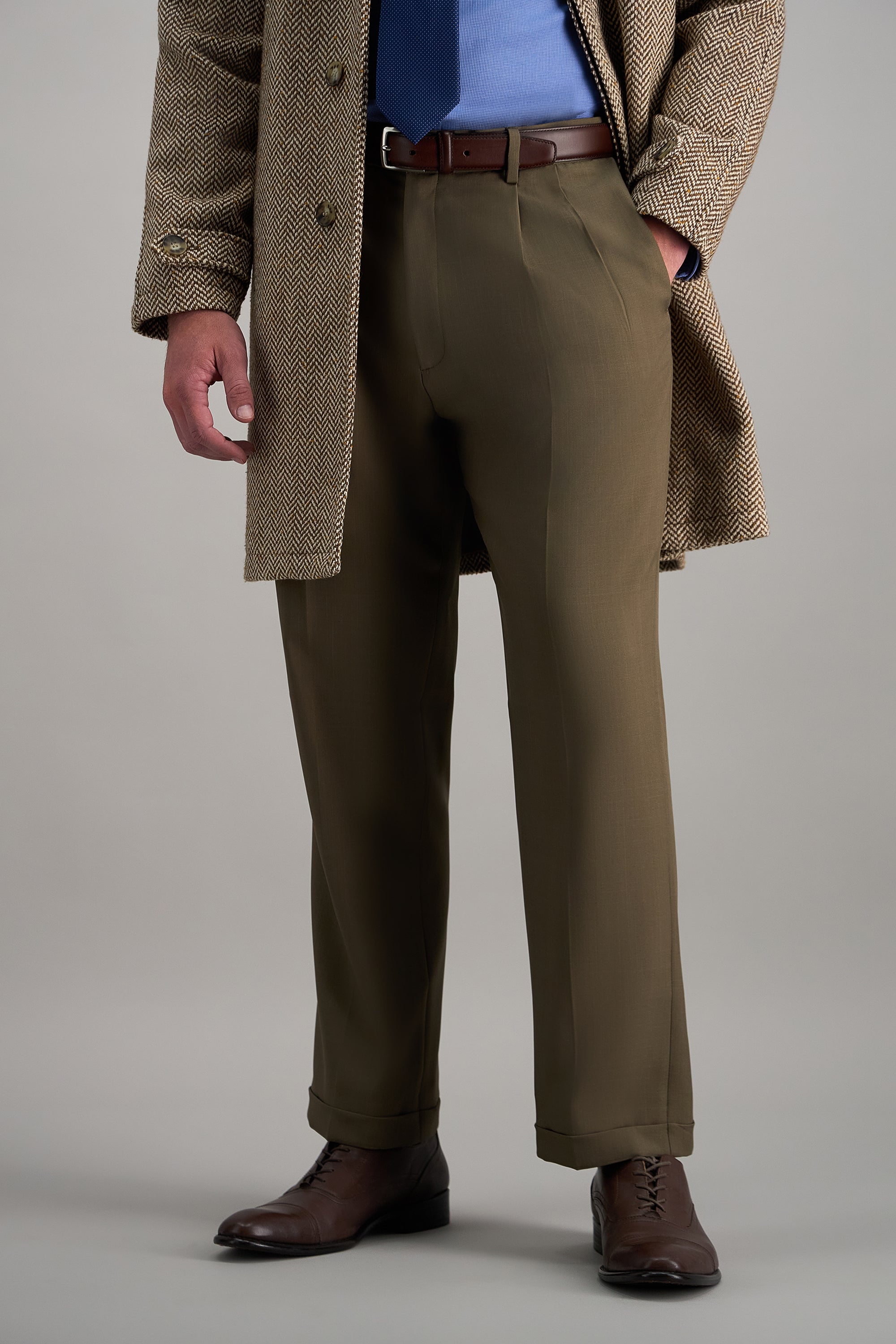 E-CLO™ Stria Dress Pant - Haggar.com