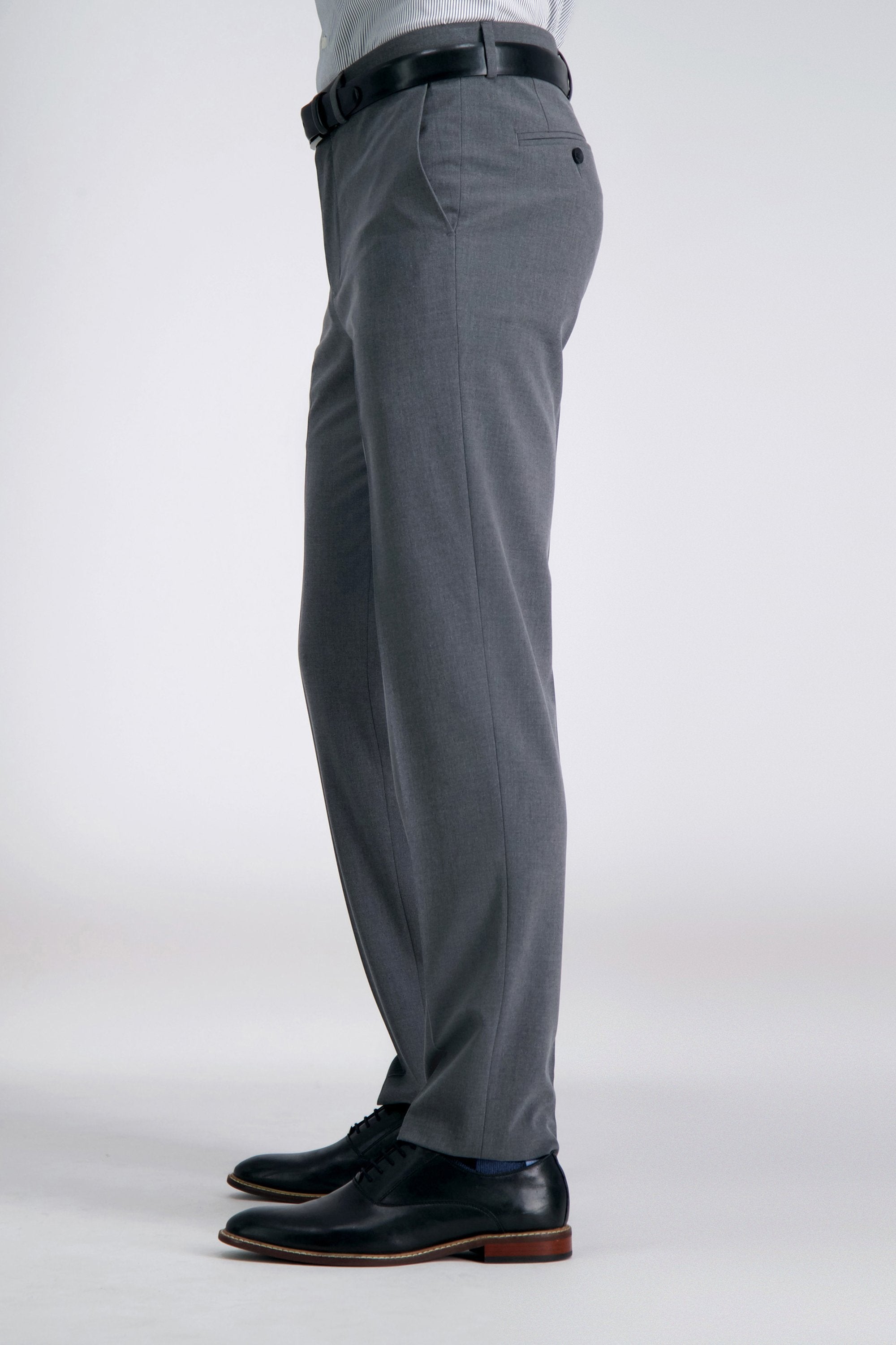 J.M. Haggar 4 Way Stretch Dress Pant, , hi-res#color_med grey
