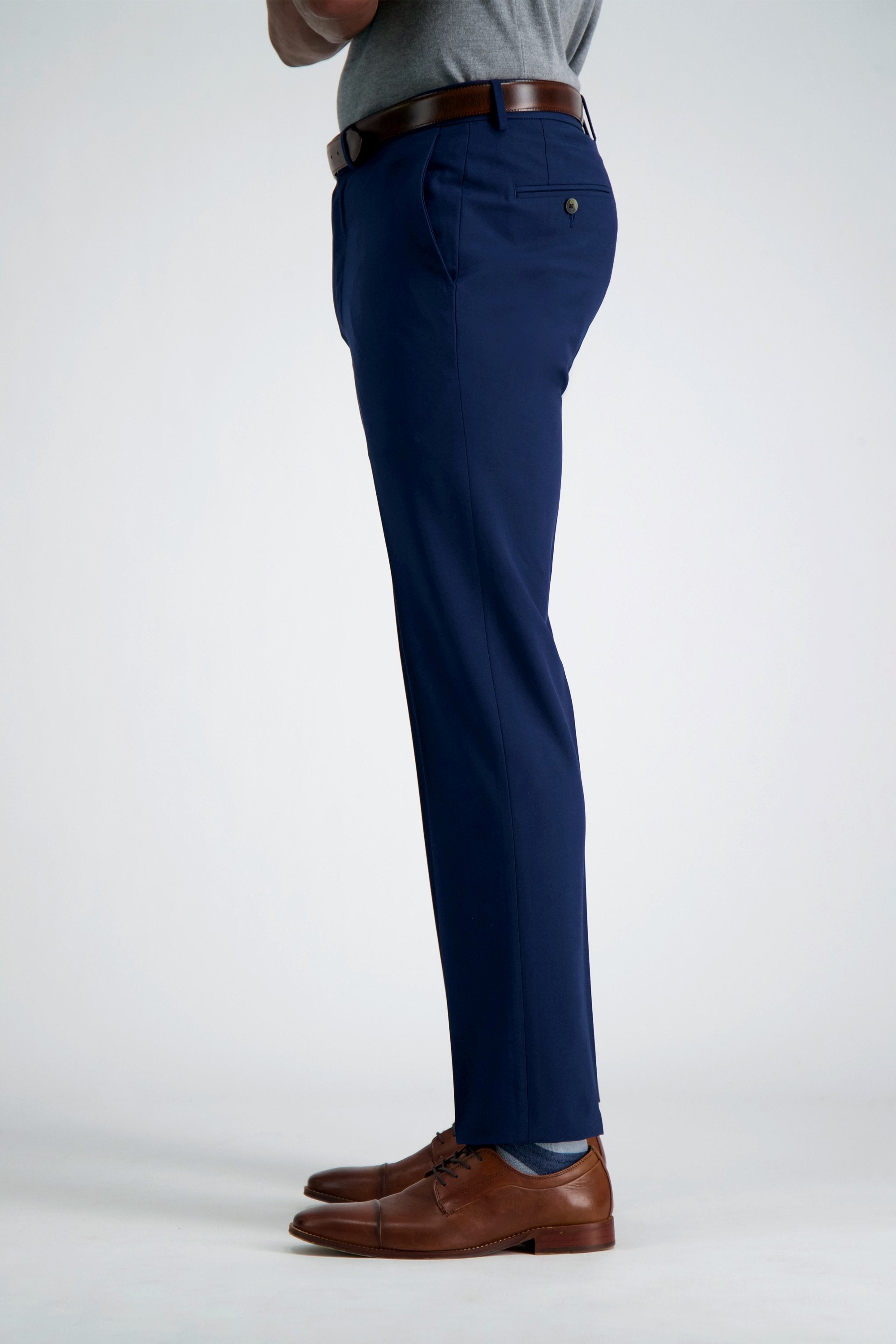 J.M. Haggar 4 Way Stretch Dress Pant, , hi-res#color_bright blue