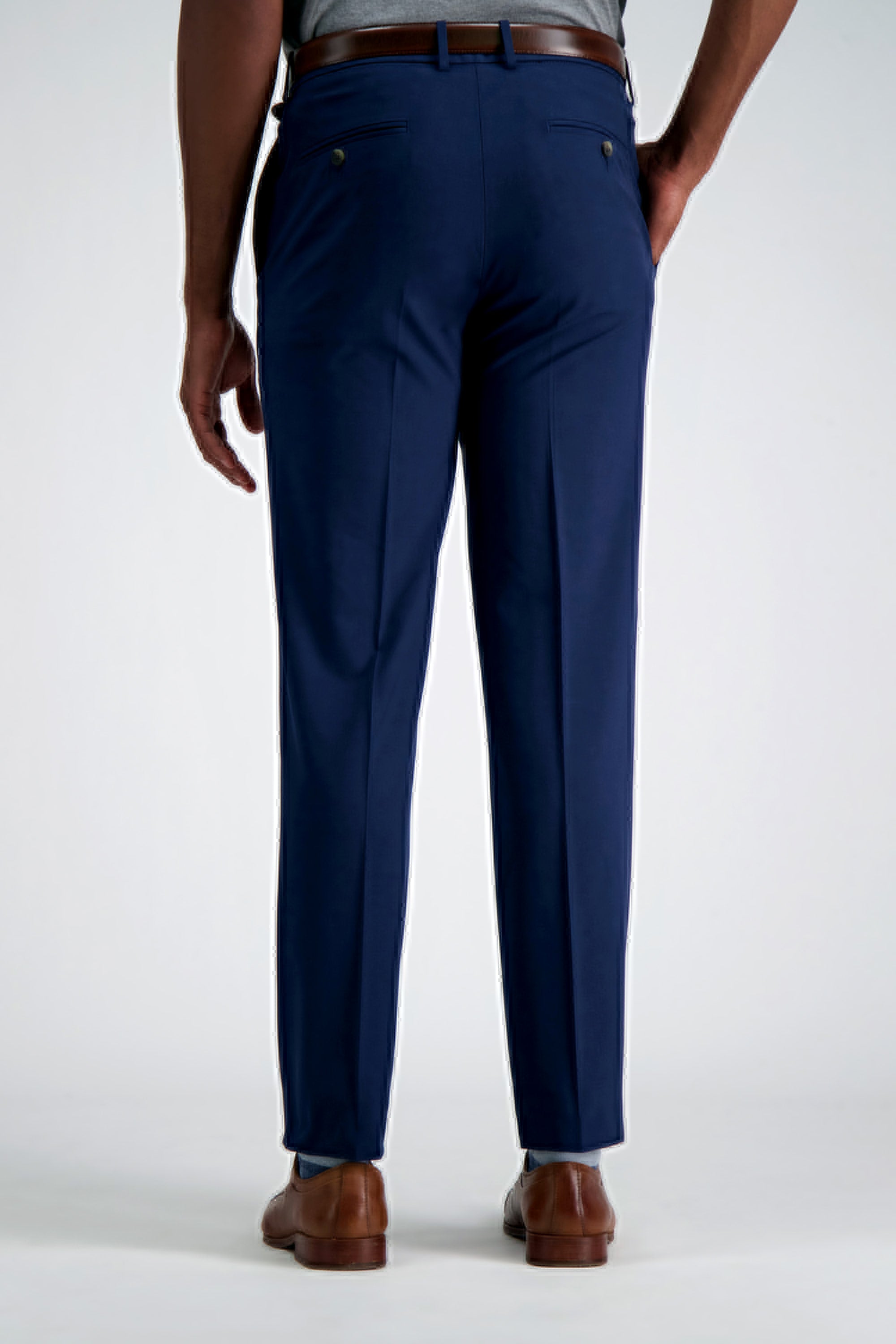 J.M. Haggar 4 Way Stretch Dress Pant, , hi-res#color_bright blue