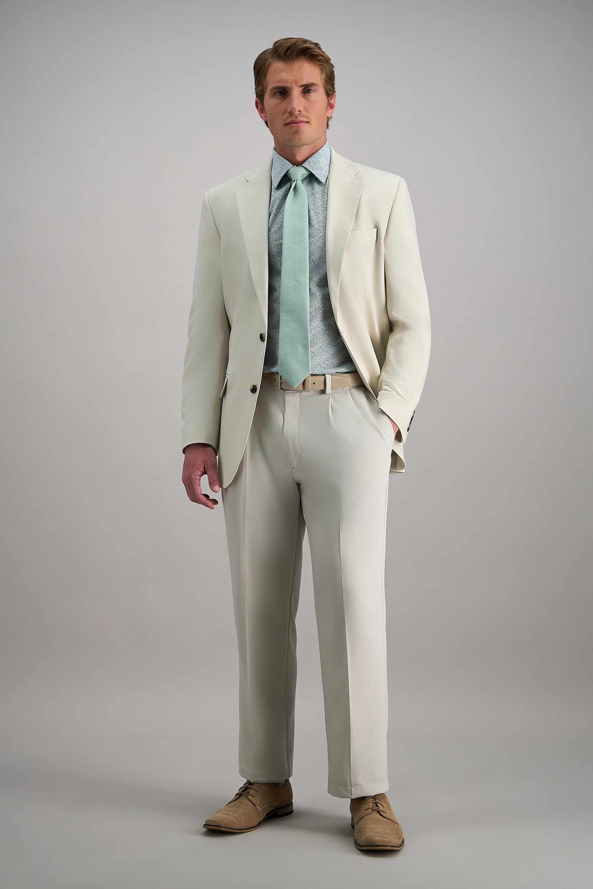 Premium Comfort Dress Pant - Checker Plaid - Haggar.com