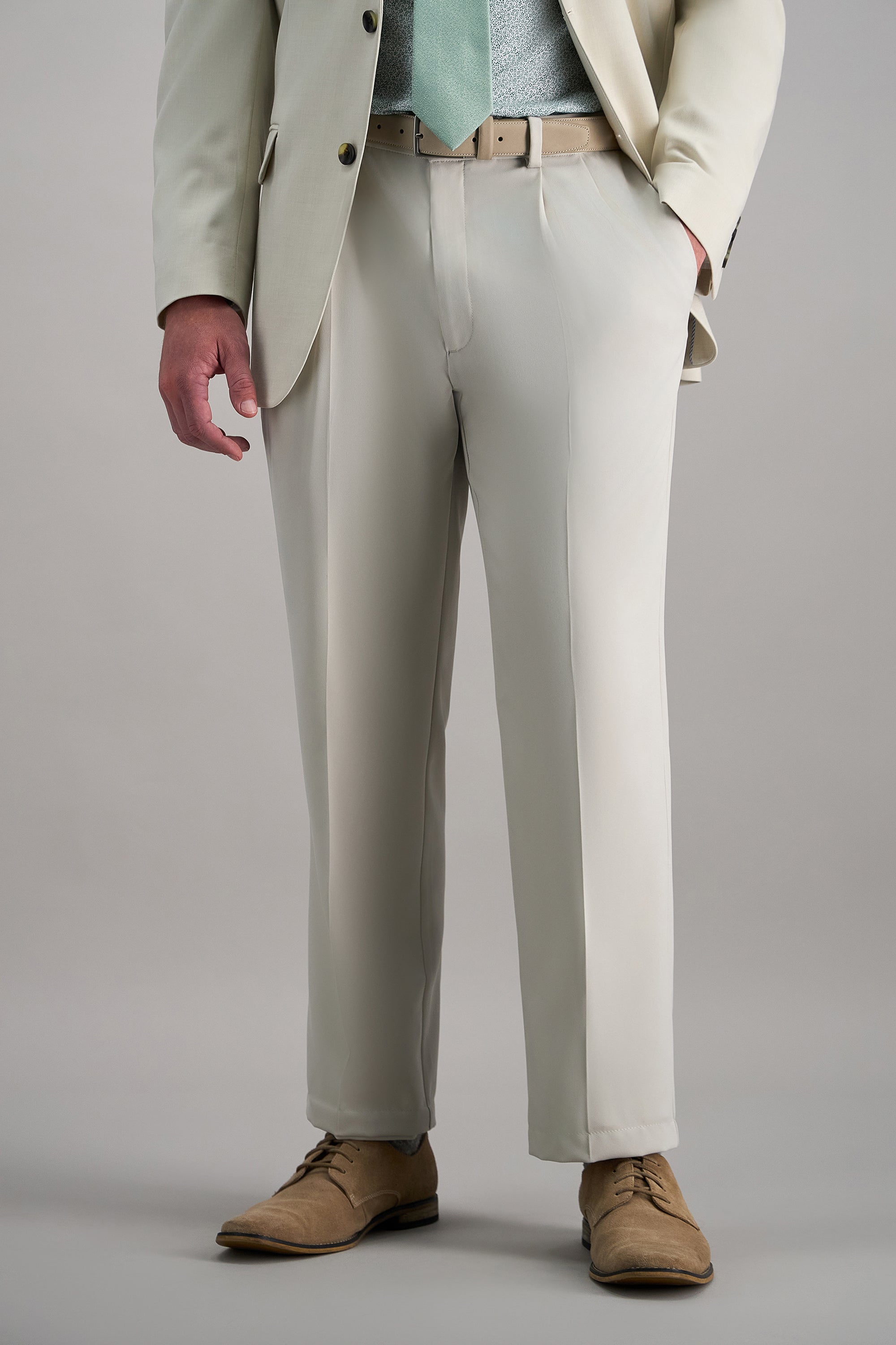 Premium Comfort Dress Pant - Checker Plaid - Haggar.com