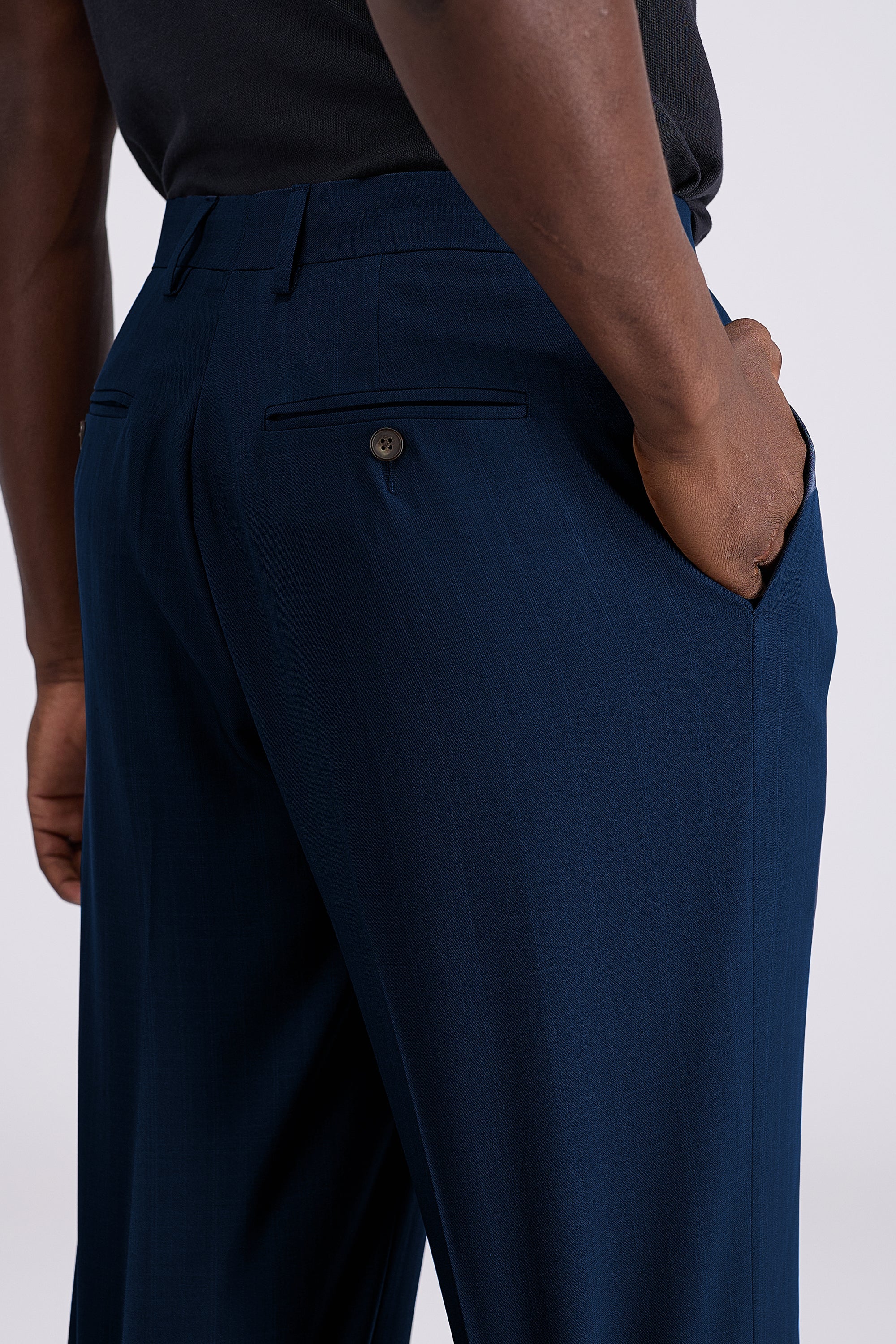Premium Comfort Tonal Windowpane Dress Pant, , hi-res