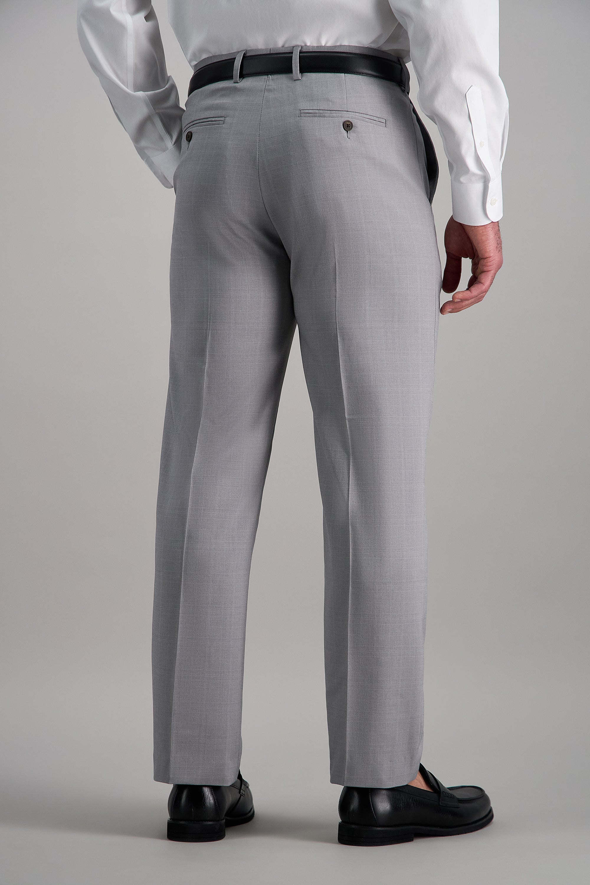 Premium Comfort Tonal Plaid Dress Pant - Haggar.com