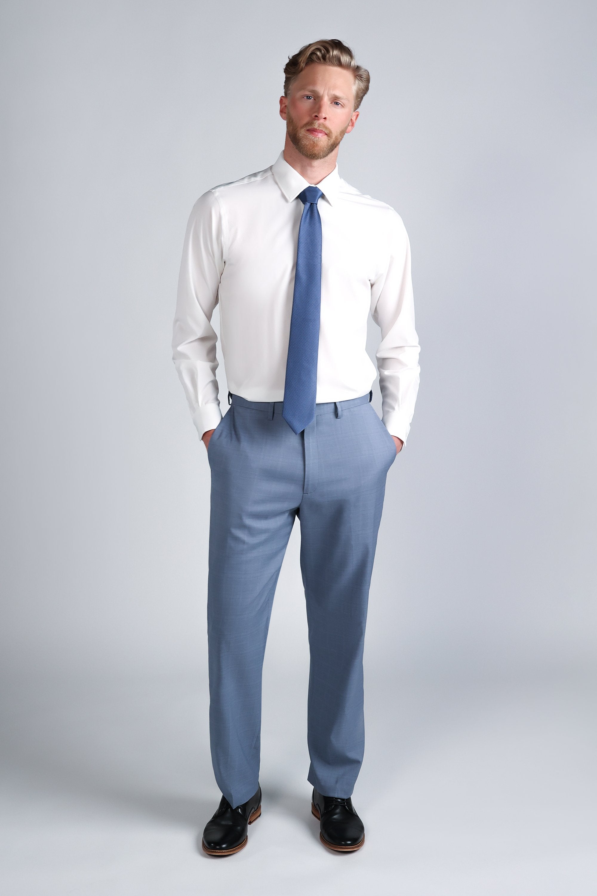 Premium Comfort Tonal Plaid Dress Pant, , hi-res