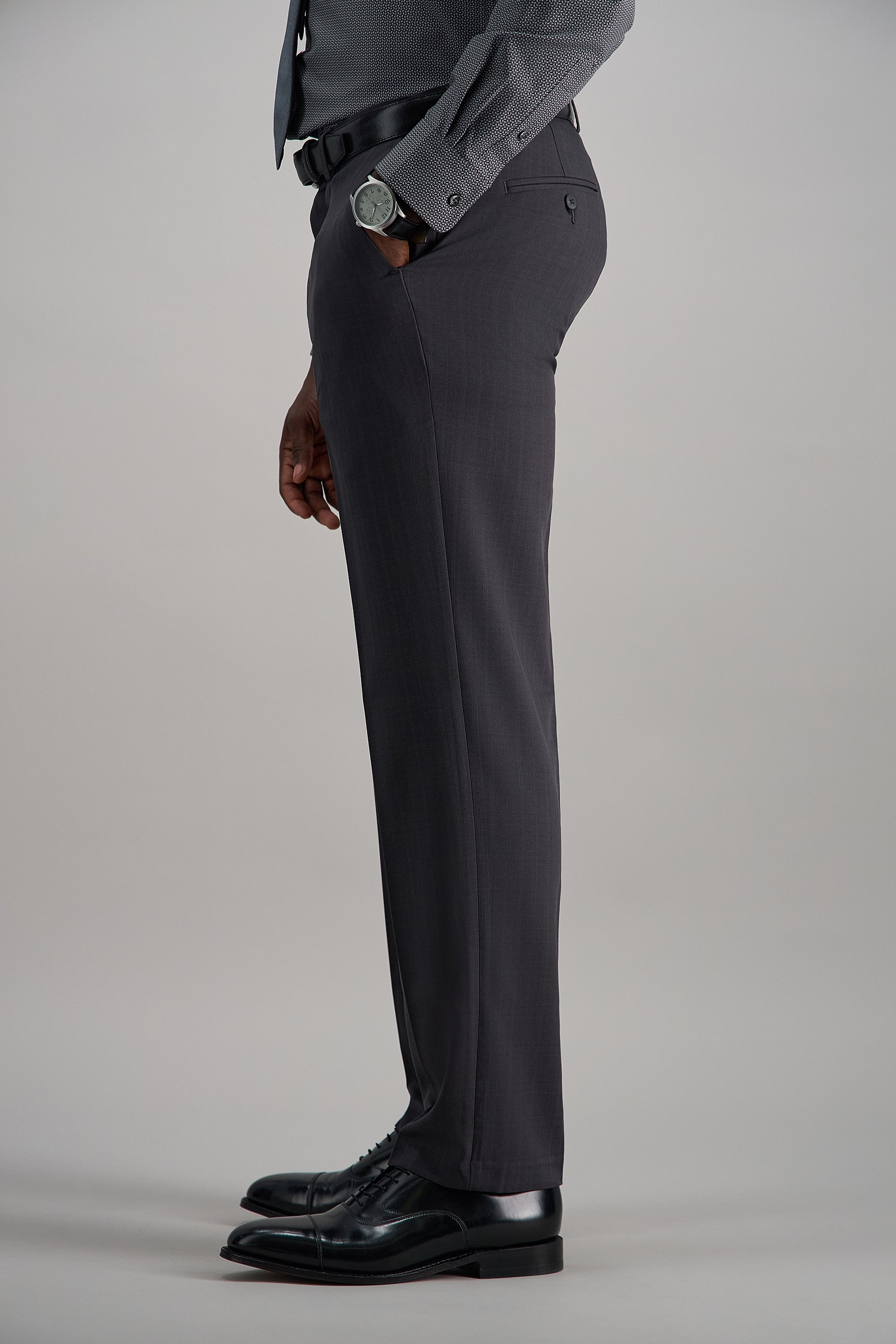 Premium Comfort Dress Pant - Tonal Windowpane - Haggar.com