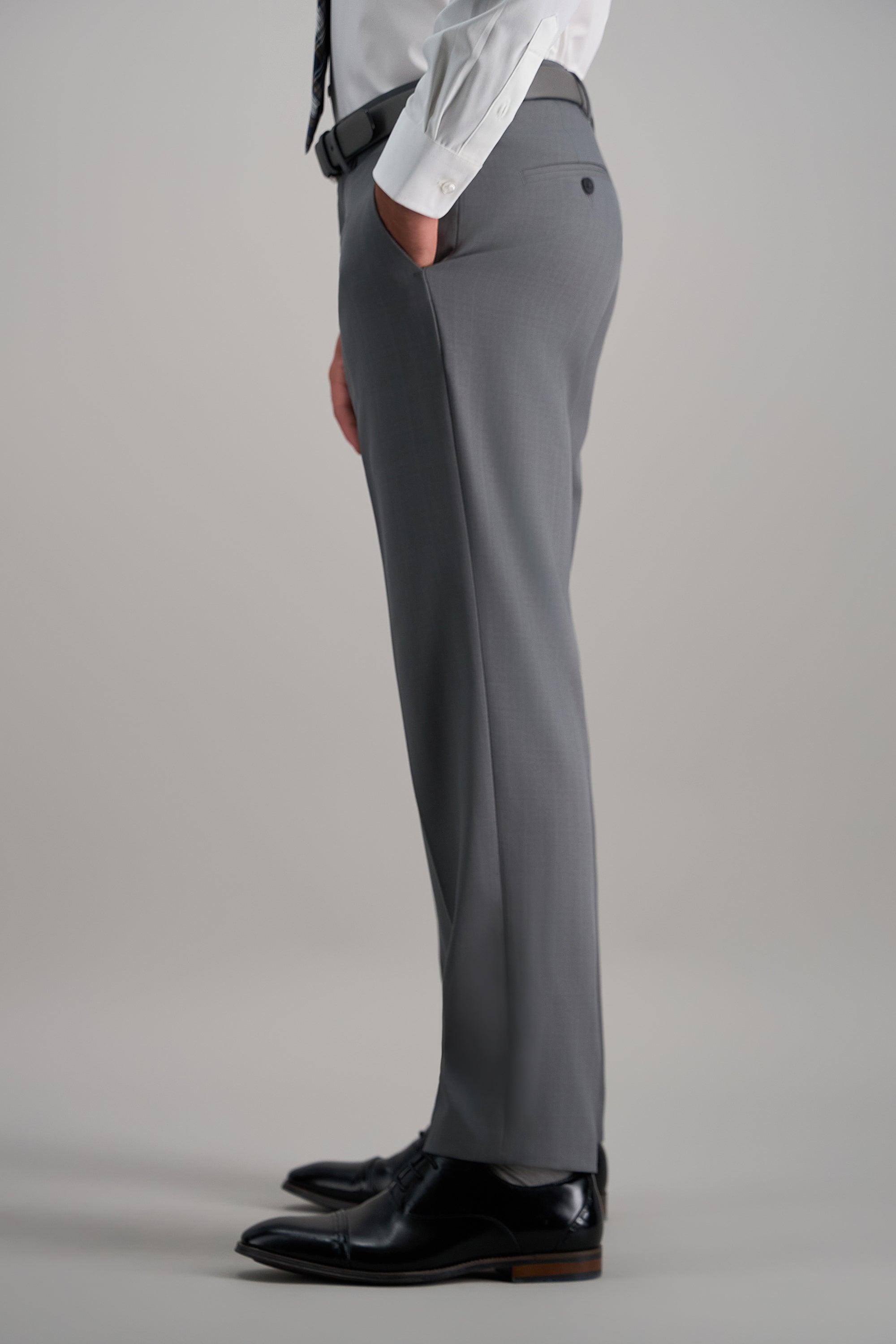 Premium Comfort Dress Pant - Tonal Windowpane