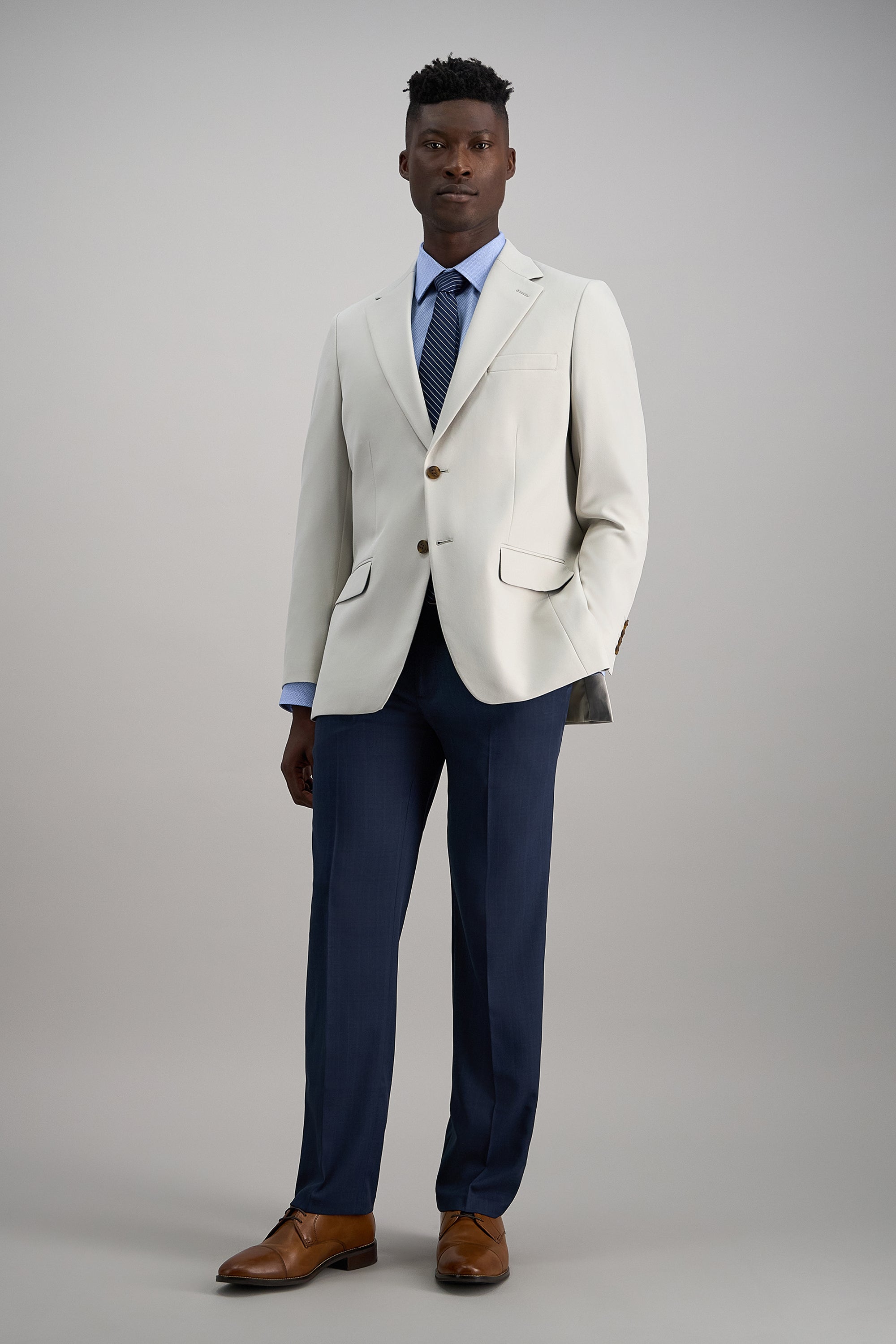 Premium Comfort Dress Pant - Tonal Windowpane - Haggar.com