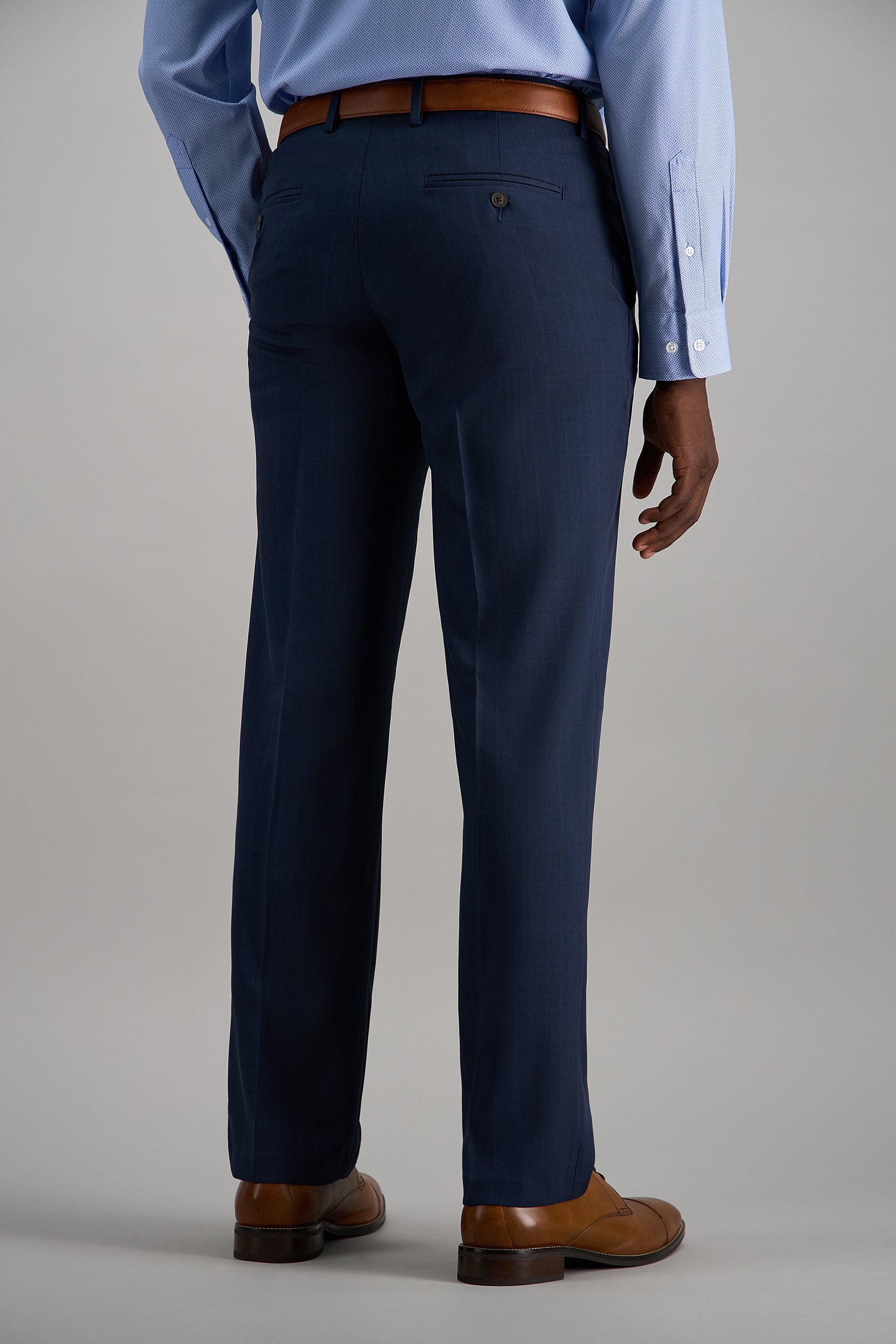 Premium Comfort Dress Pant - Tonal Windowpane