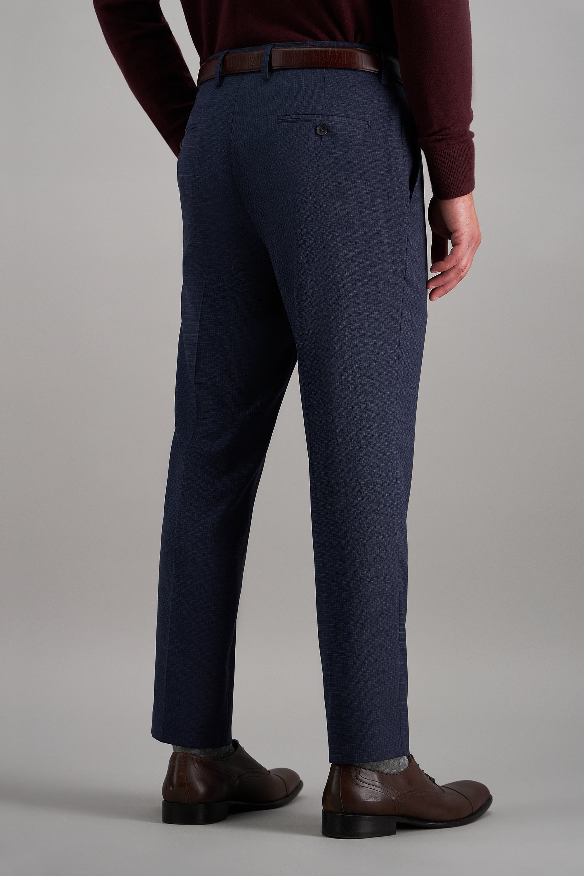 J.M. Haggar Mini Glen Plaid Dress Pant, , hi-res
