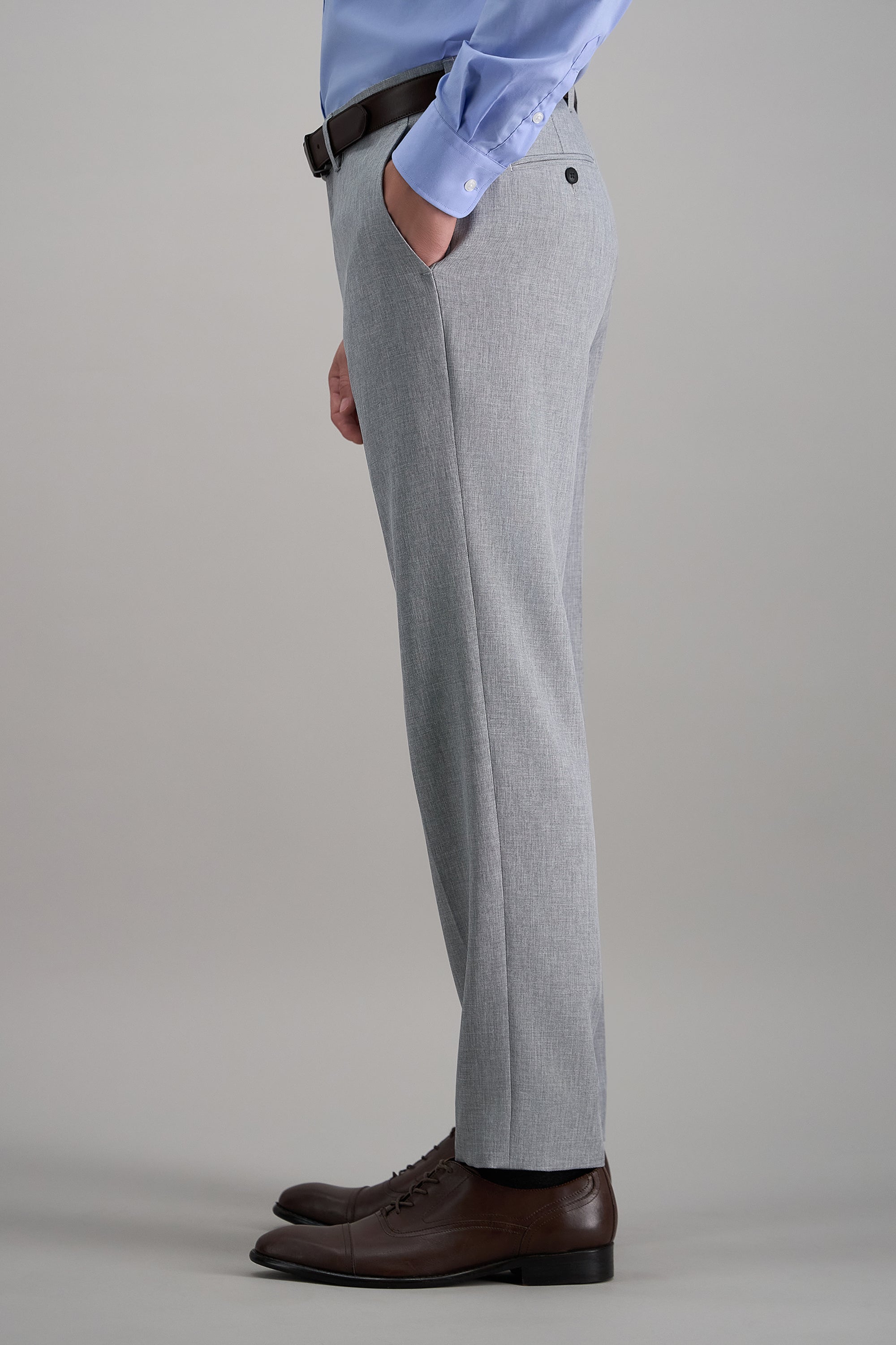 Premium Comfort Melange Twill Dress Pant - Haggar.com