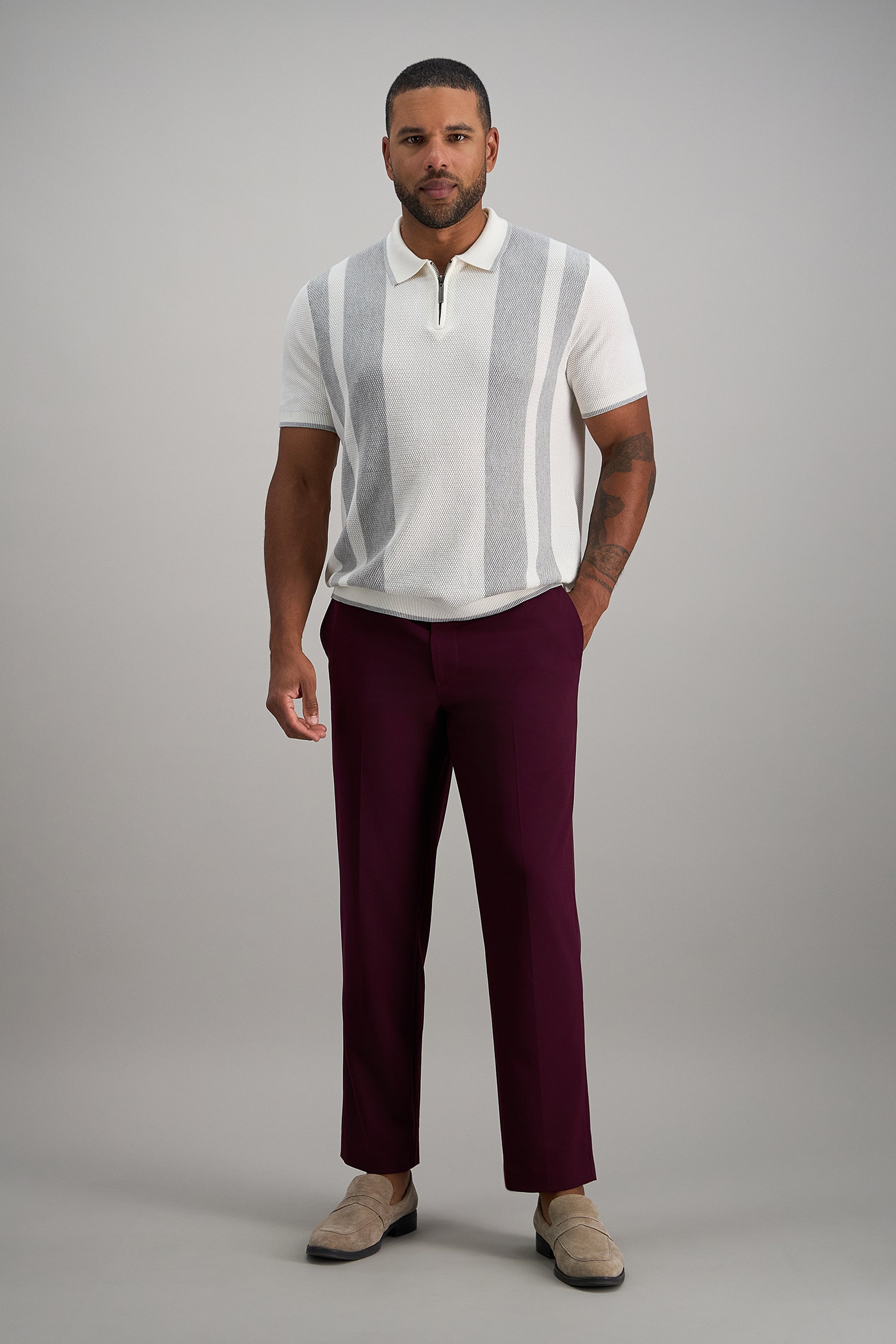 J.M. Haggar Premium Stretch Dress Pant, , hi-res