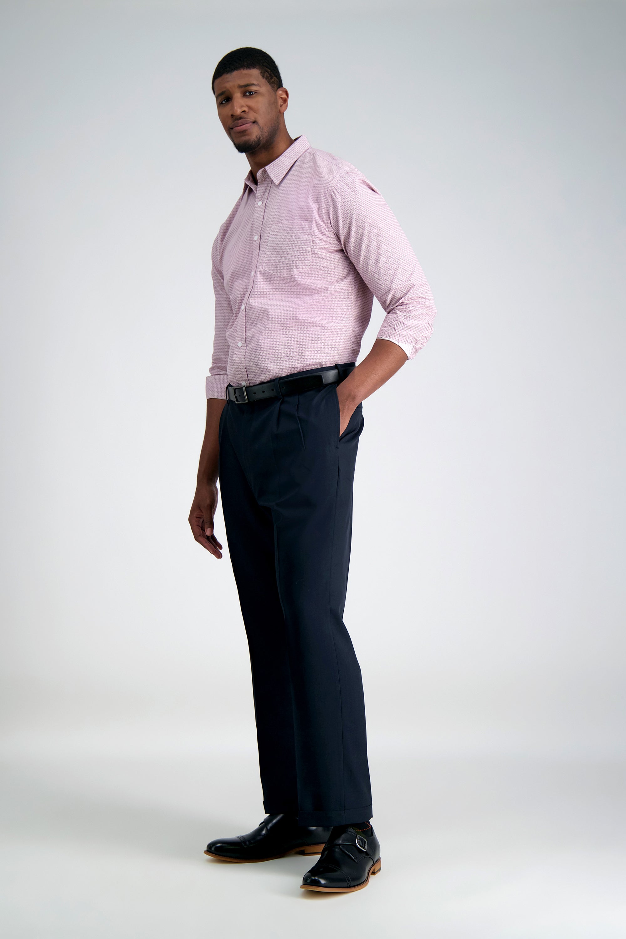 Big & Tall E-CLO™ Stria Dress Pant, , hi-res