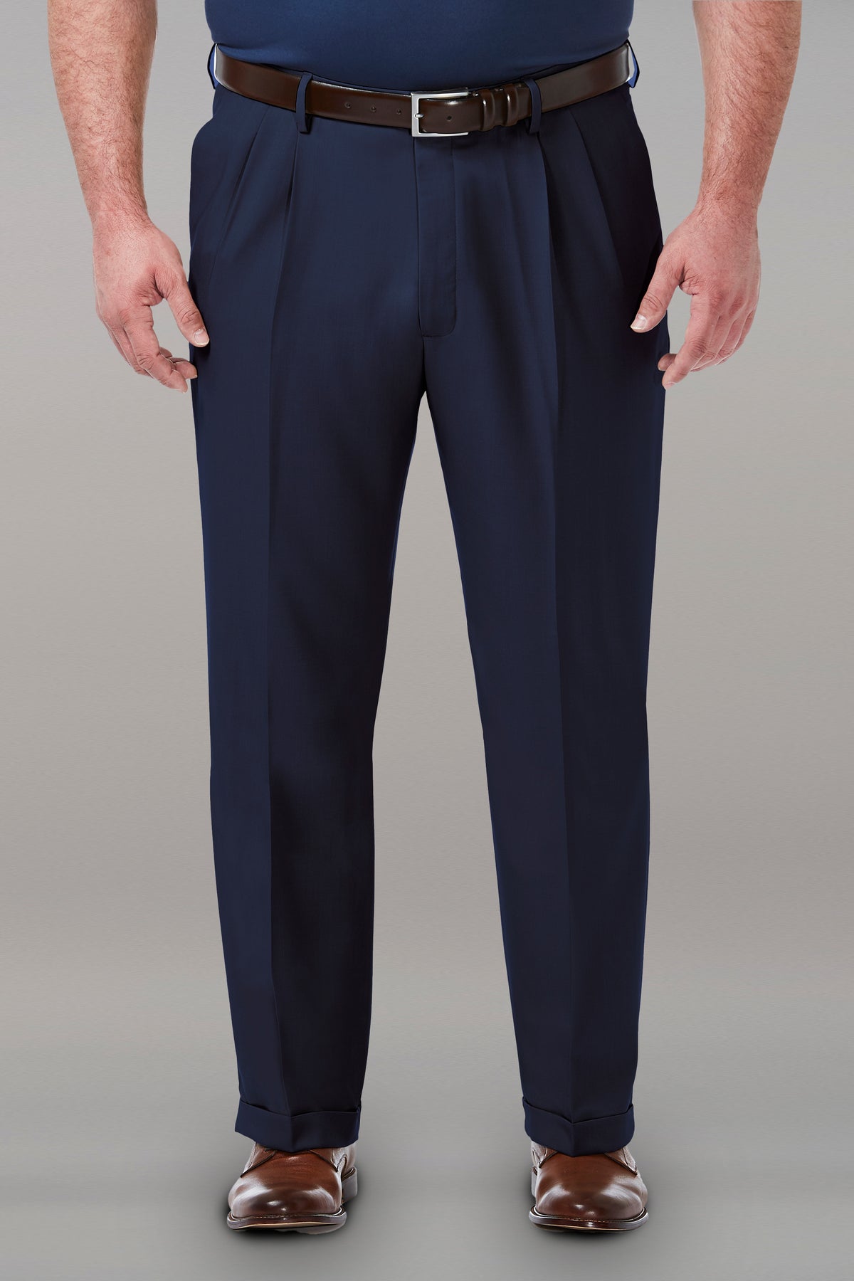 Big & Tall Premium Comfort Dress Pant - color_blue
#color_blue