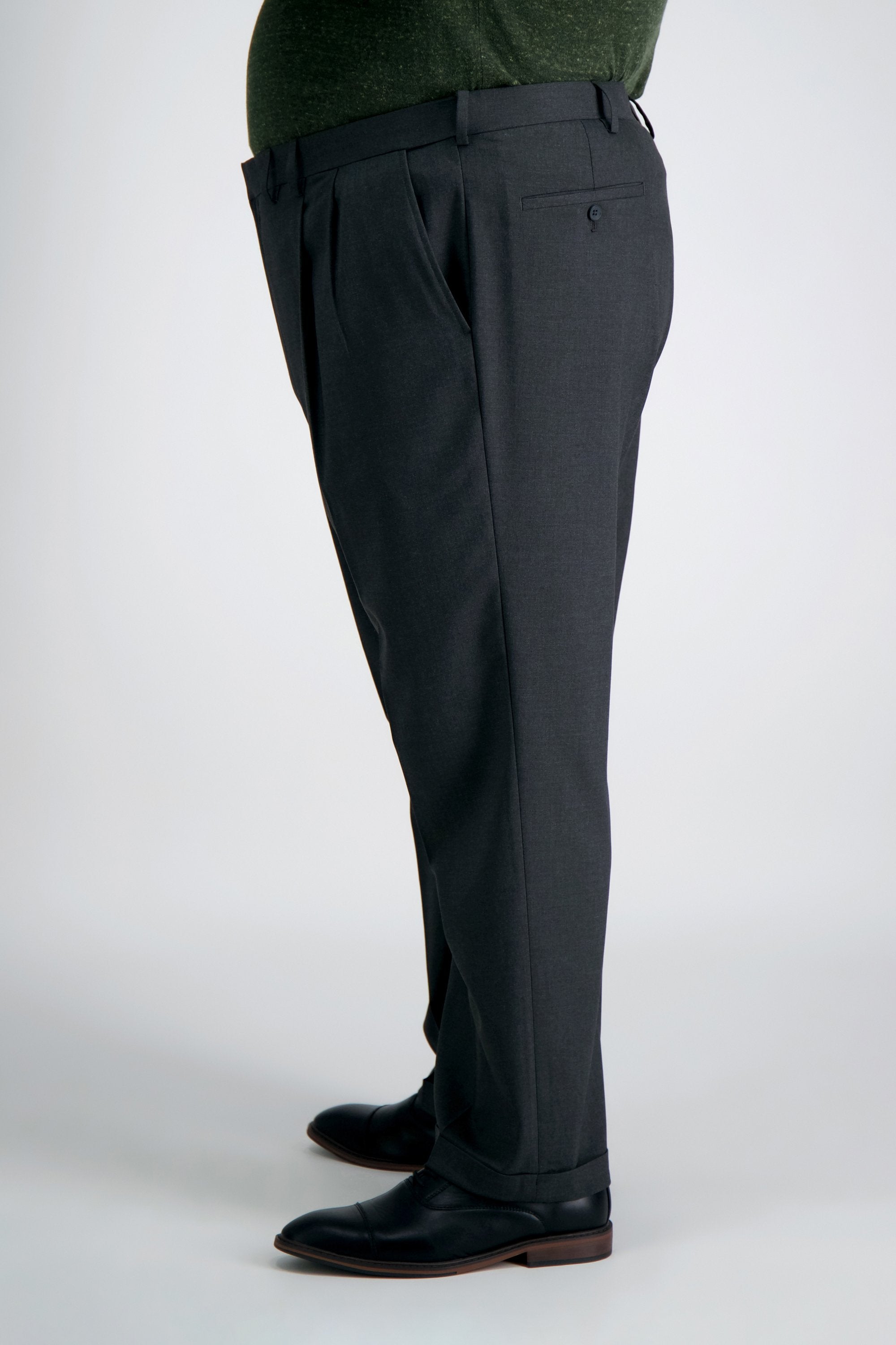 Big & Tall J.M. Haggar Dress Pant - Sharkskin, , hi-res