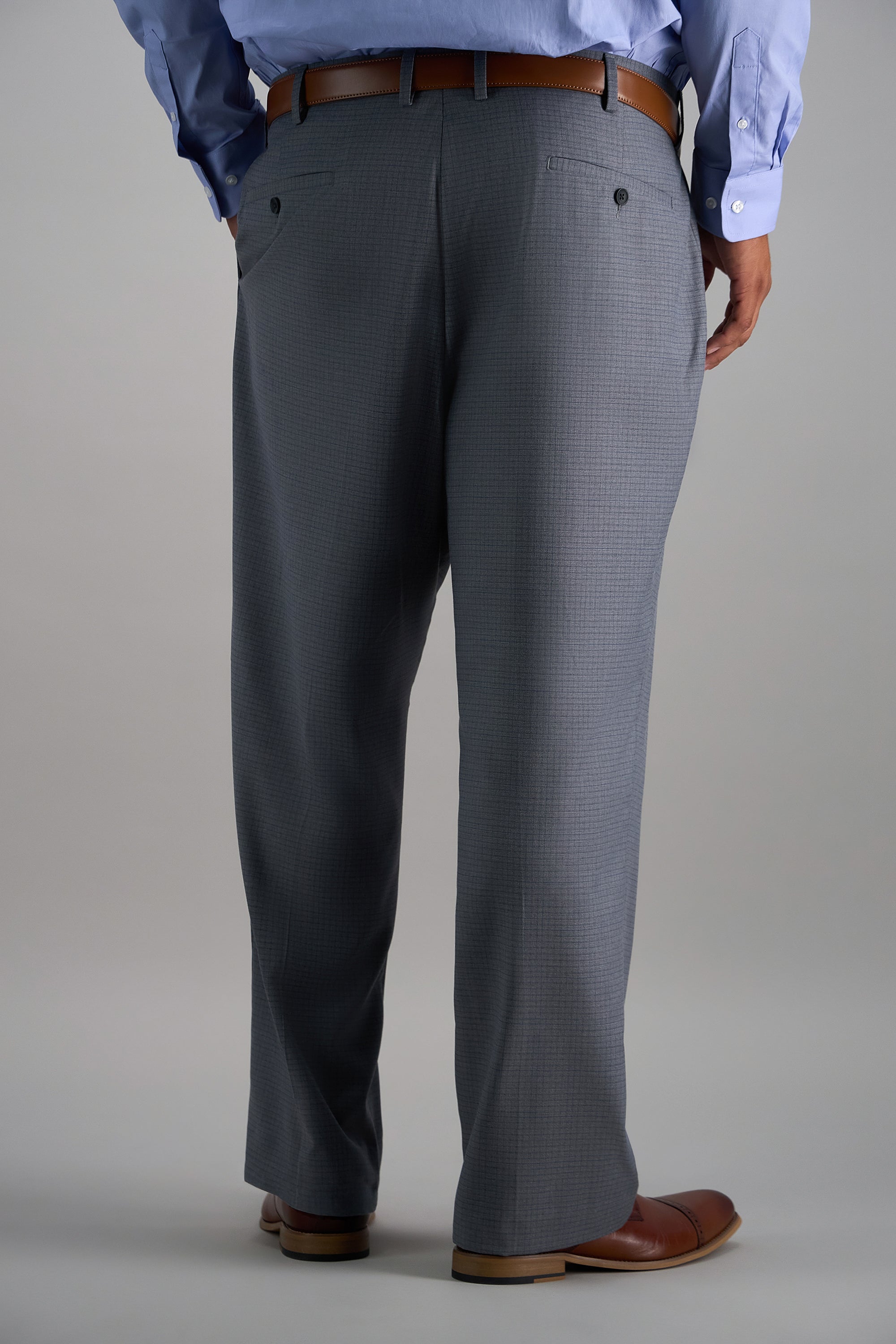 Big & Tall J.M. Haggar Micro Check Dress Pant, , hi-res