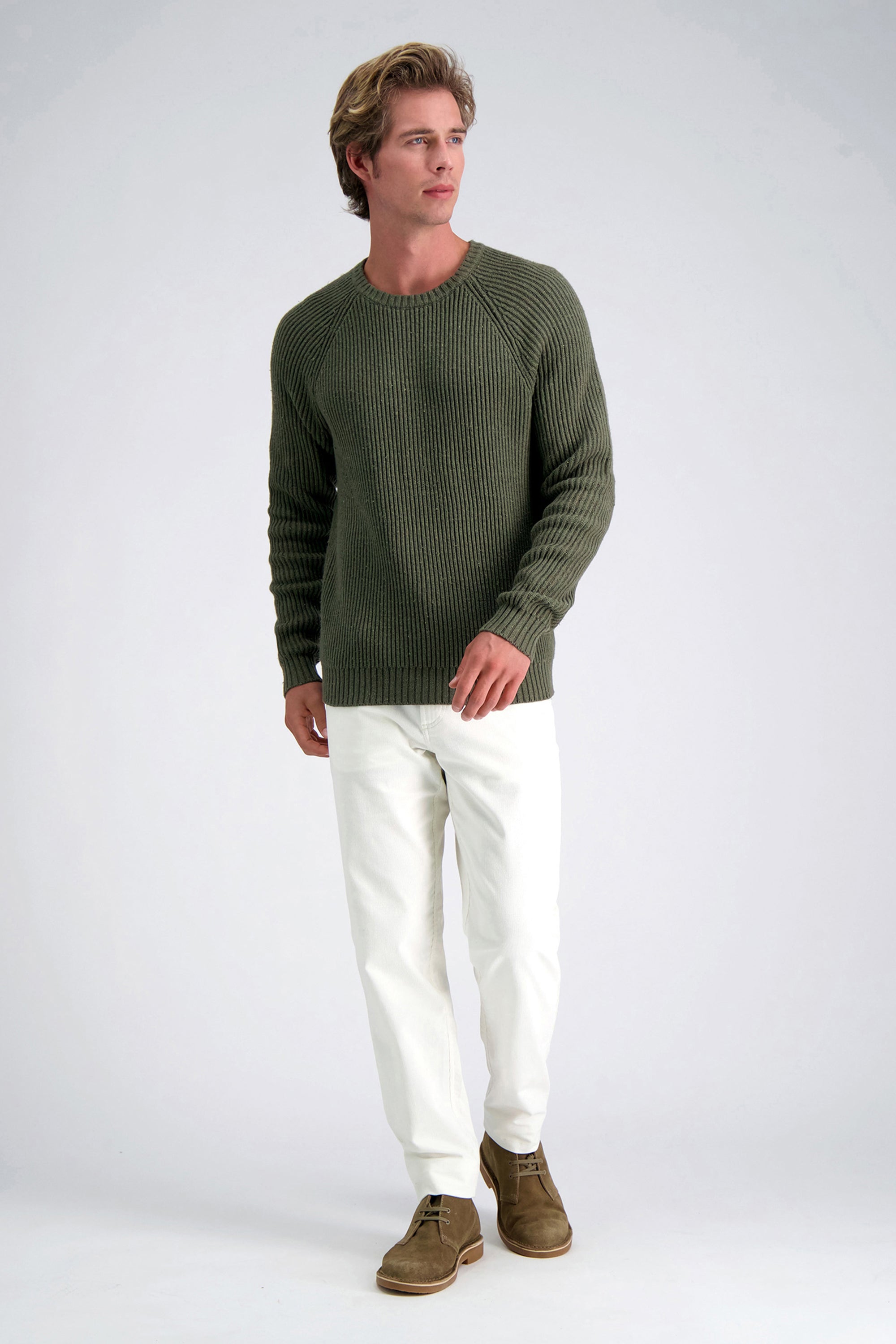 Long Sleeve Raglan Crewneck, , hi-res