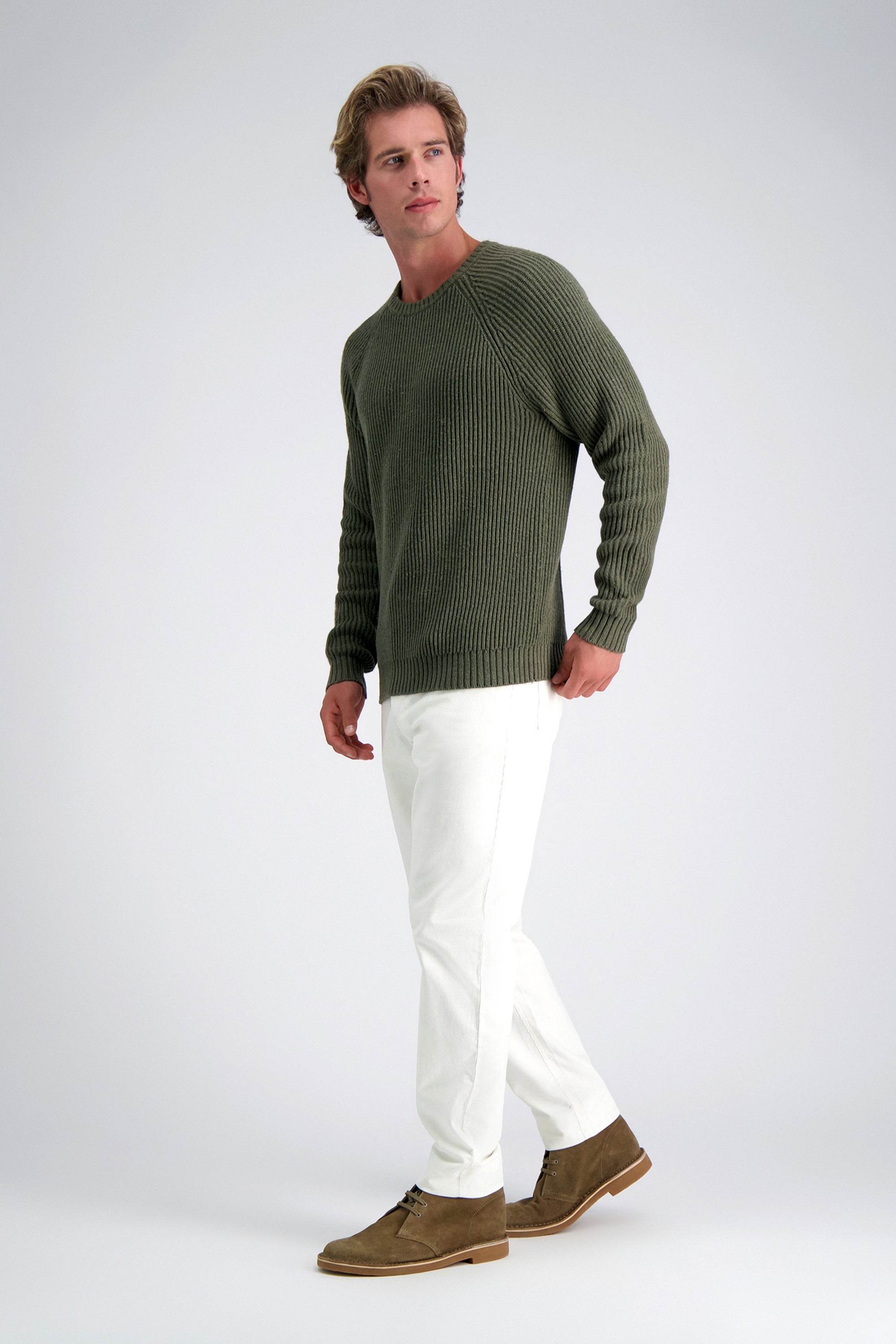 Long Sleeve Raglan Crewneck, , hi-res