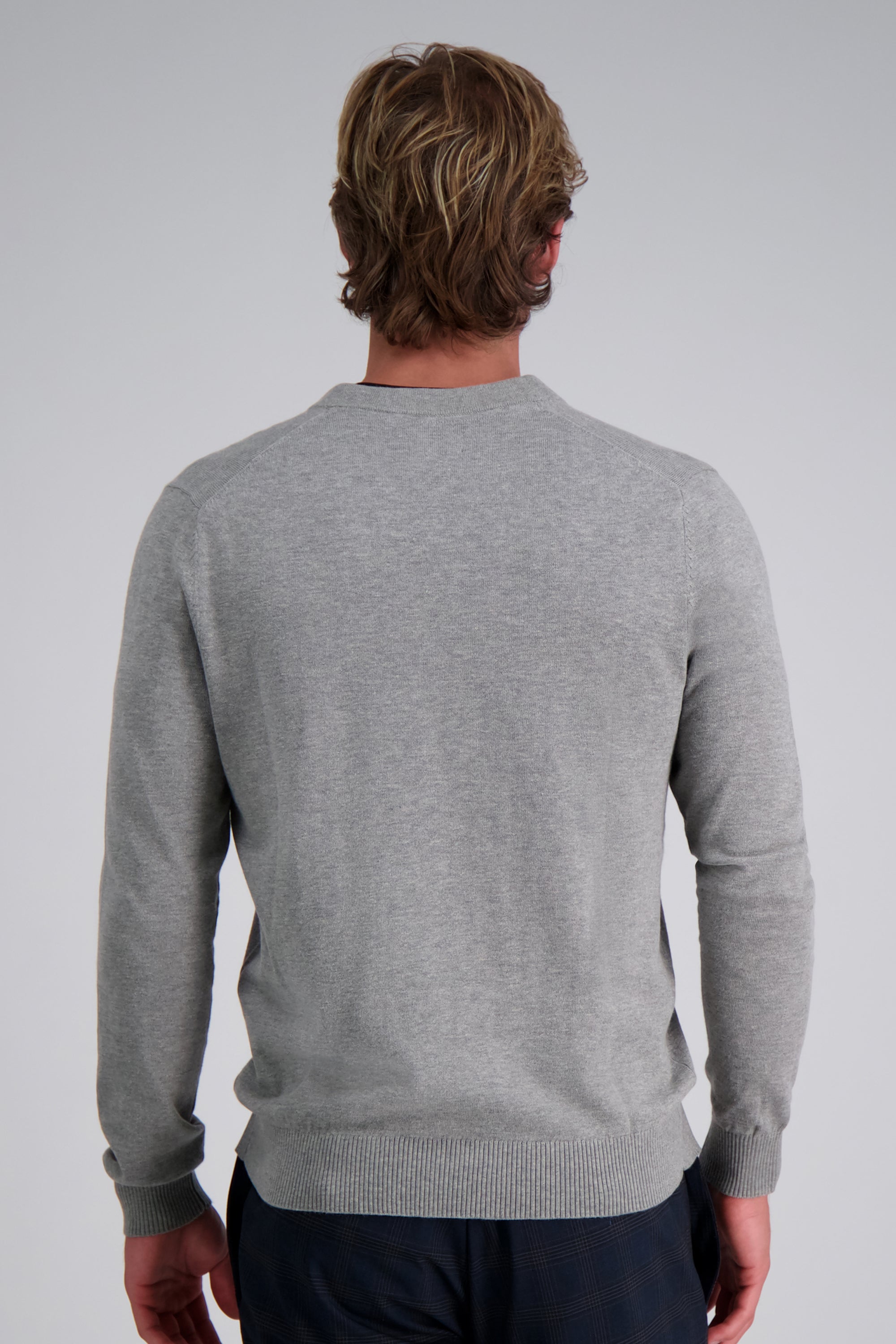 Long Sleeve V-Neck Sweater - Haggar.com