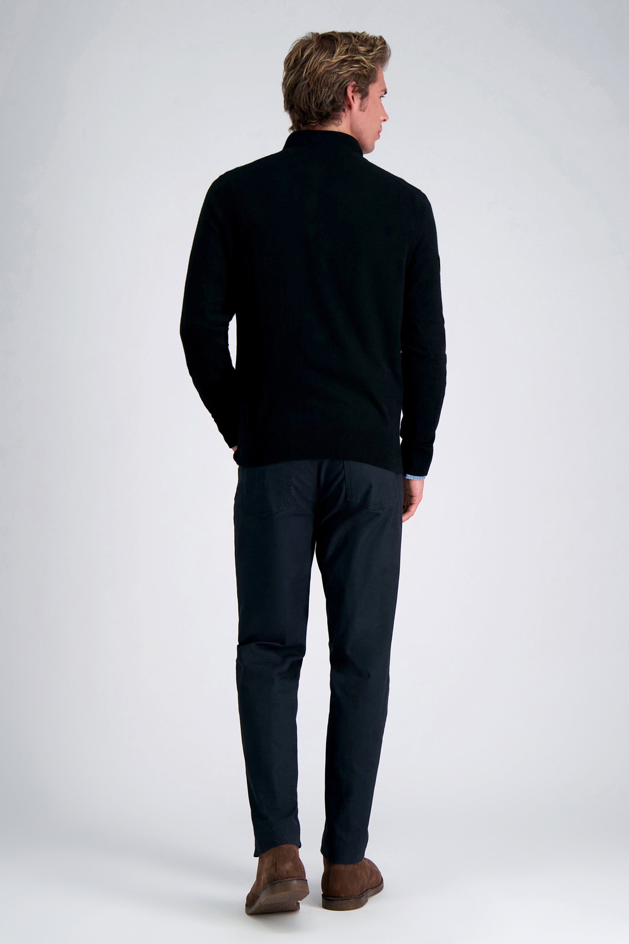 Long Sleeve Zip Sweater, , hi-res