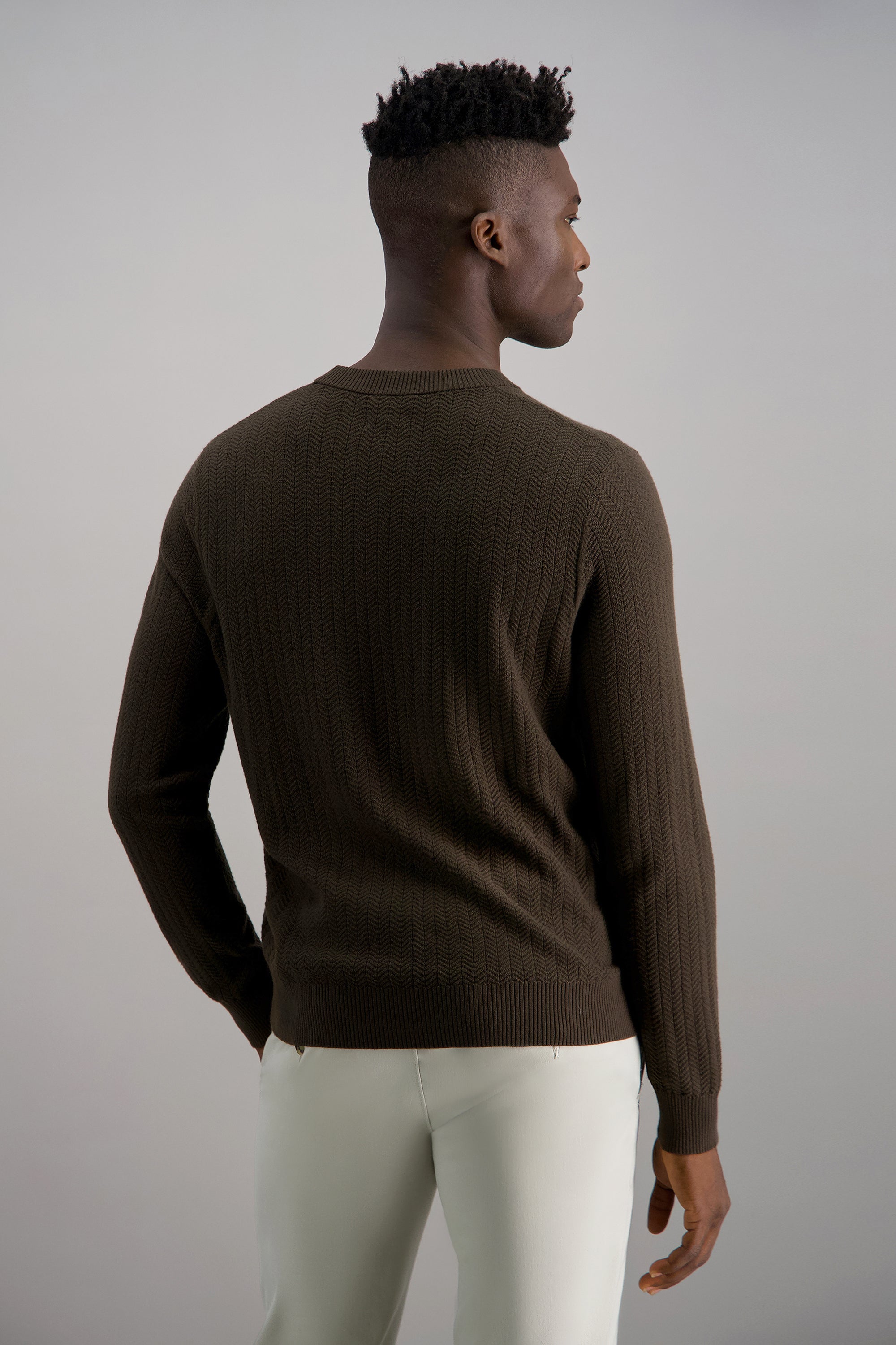 Long Sleeve Crewneck Sweater, , hi-res