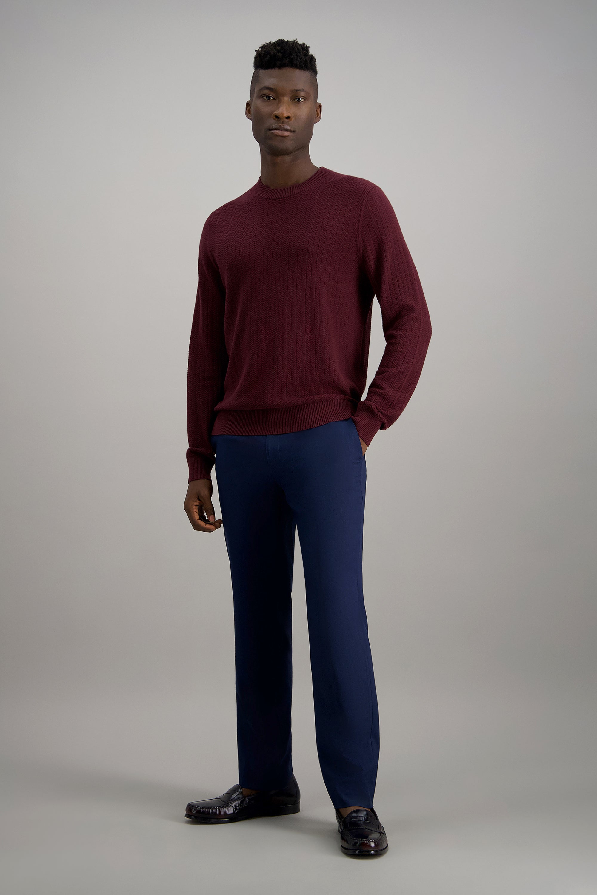 Long Sleeve Crewneck Sweater, , hi-res