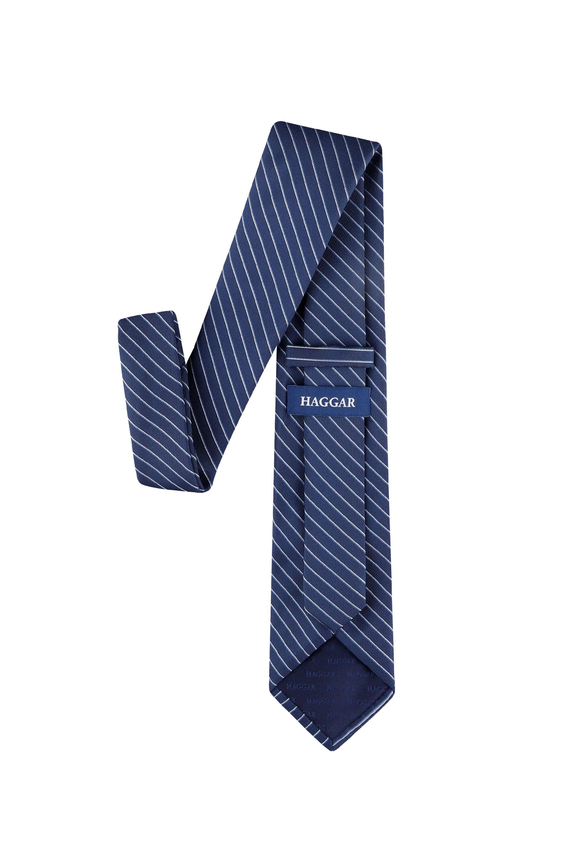 Tadeo Pin Stripe Tie - Blue