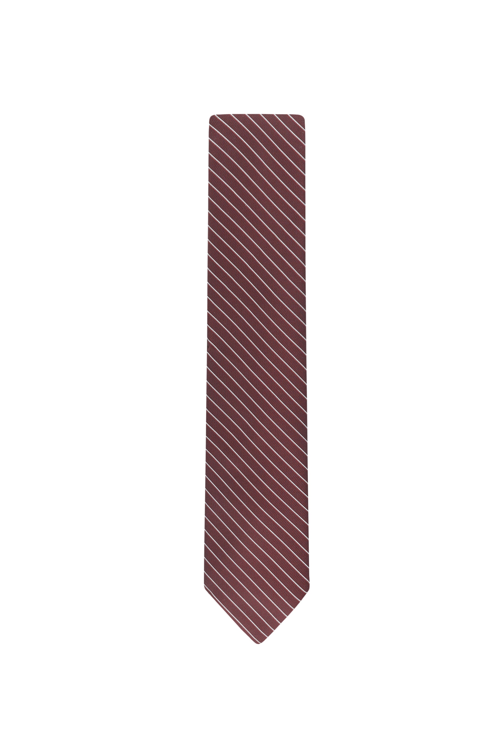 Tadeo Pin Stripe Tie - Red