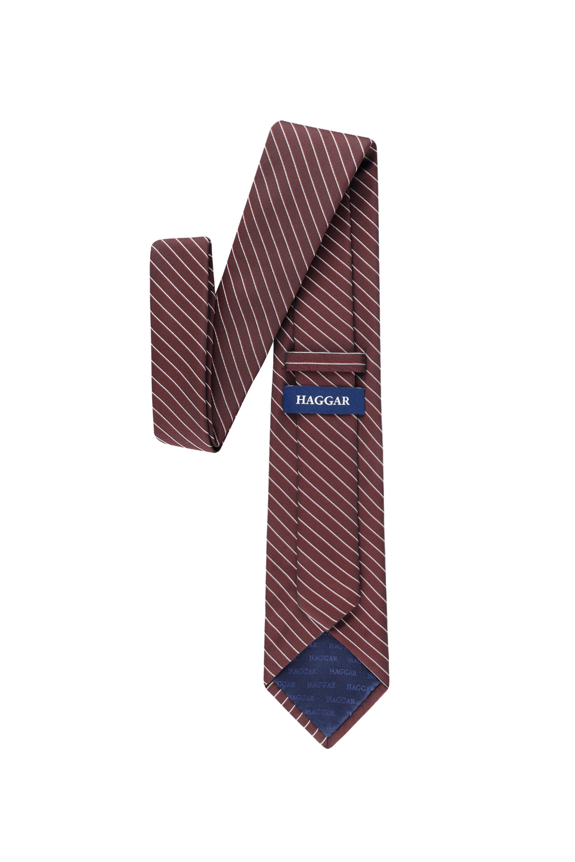 Tadeo Pin Stripe Tie - Red