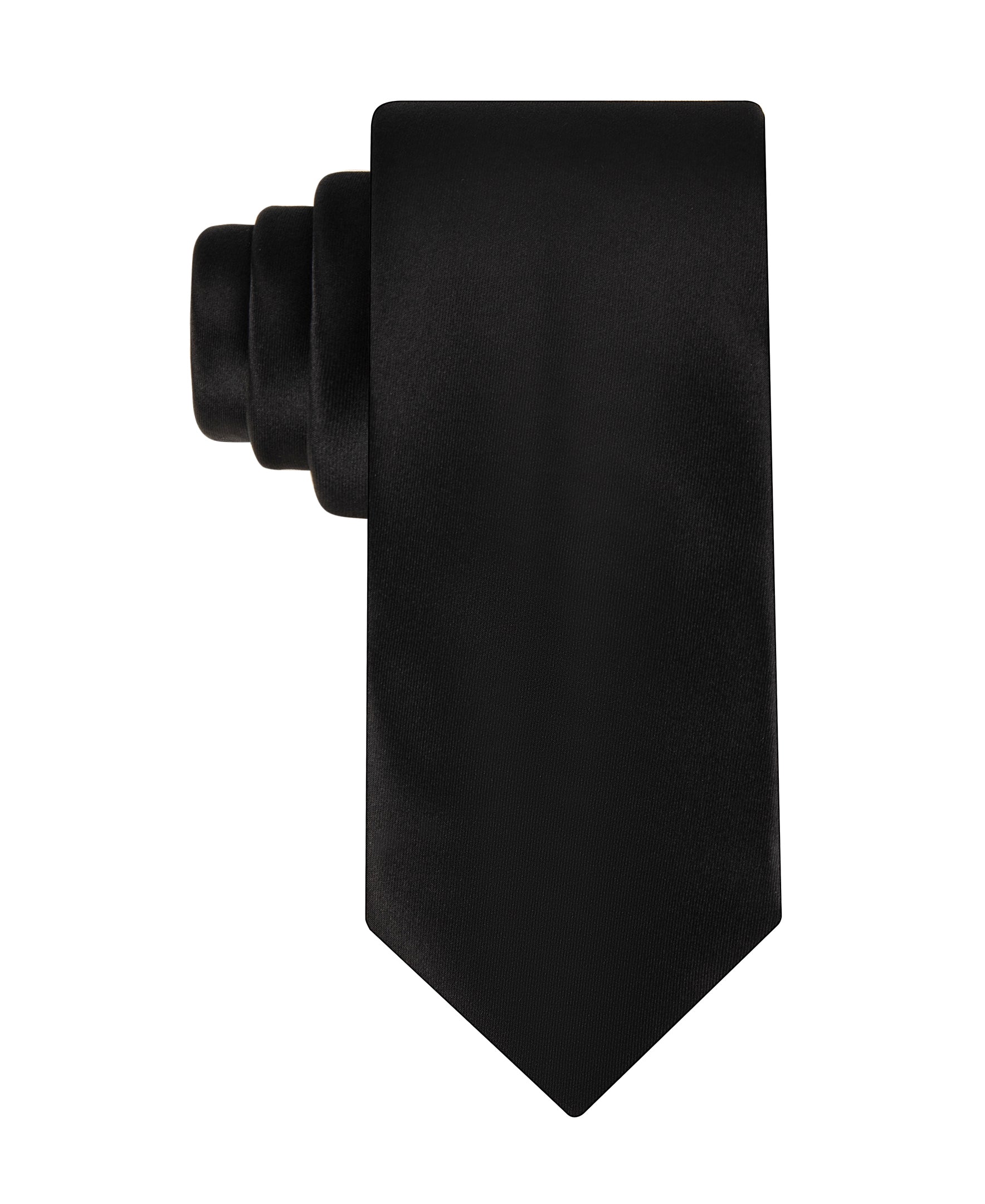 Satin Solid Tie - Haggar.com#color_black