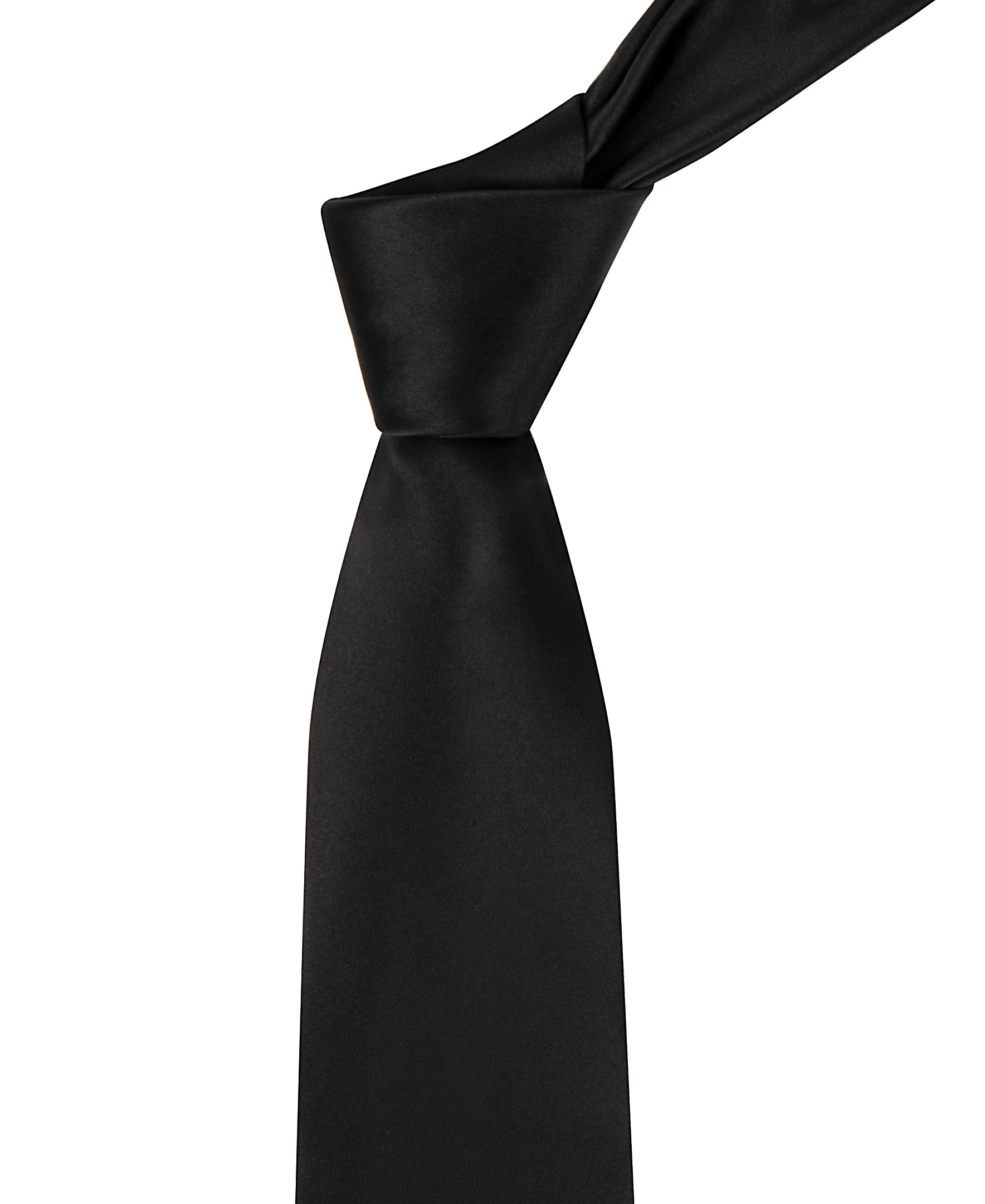 Satin Solid Tie - Haggar.com#color_black