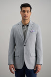 J.M. Haggar Mini Dobby Sport Coat - color_silver#color_silver