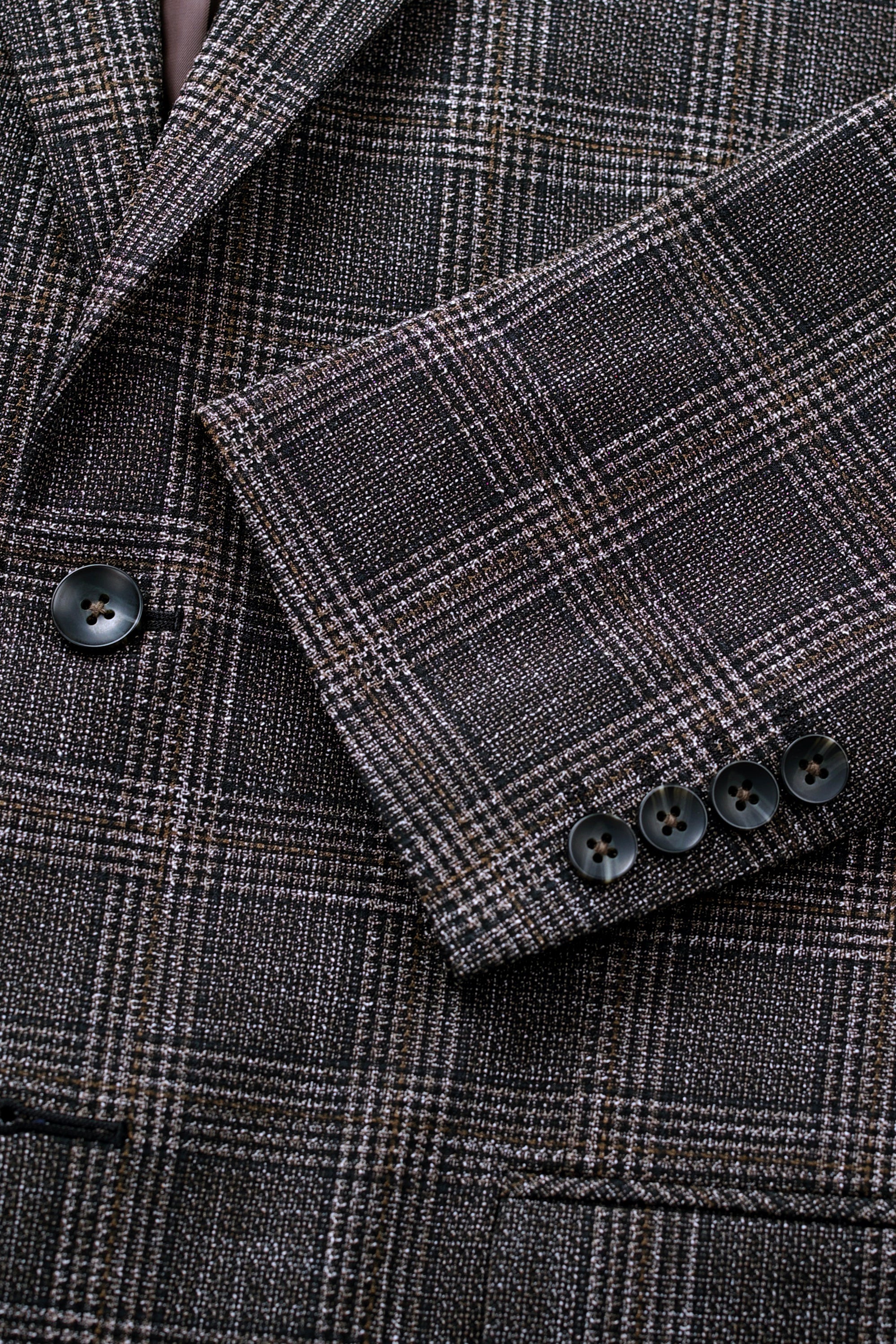 J.M. Haggar Slub Glen Plaid Sport Coat, , hi-res