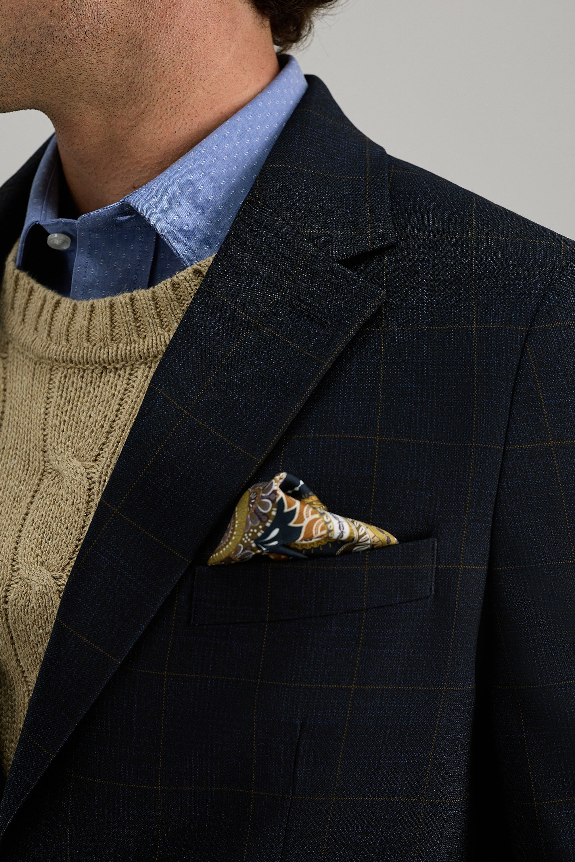 J.M. Haggar Glen Plain Coat, , hi-res